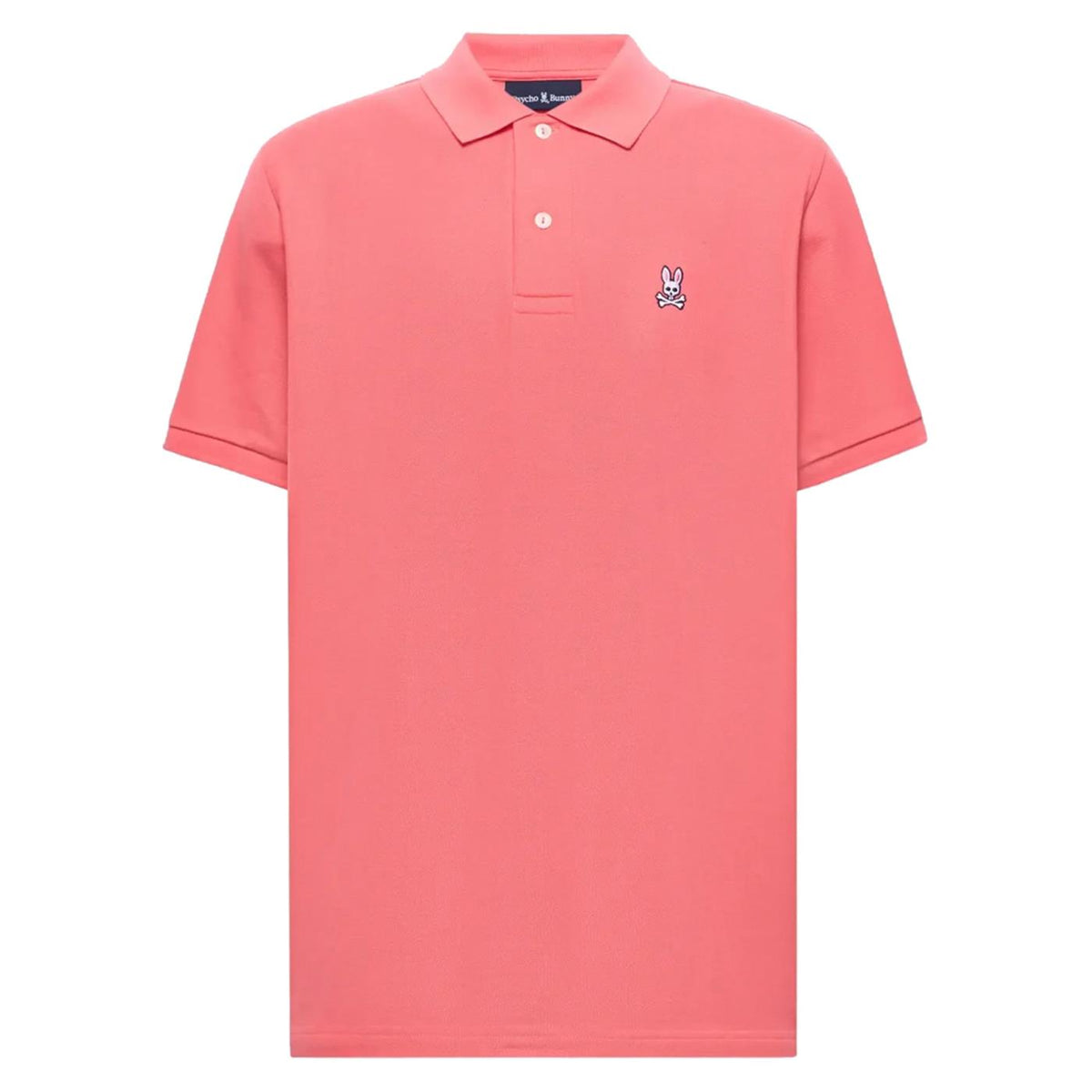PSYCHO BUNNY CLASSIC PIQUE POLO - Corallo - vista 3