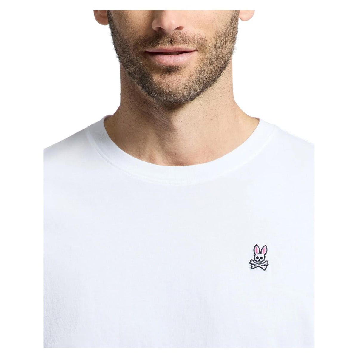 PSYCHO BUNNY CLASSIC CREW NECK TEE - Bianco - vista 3