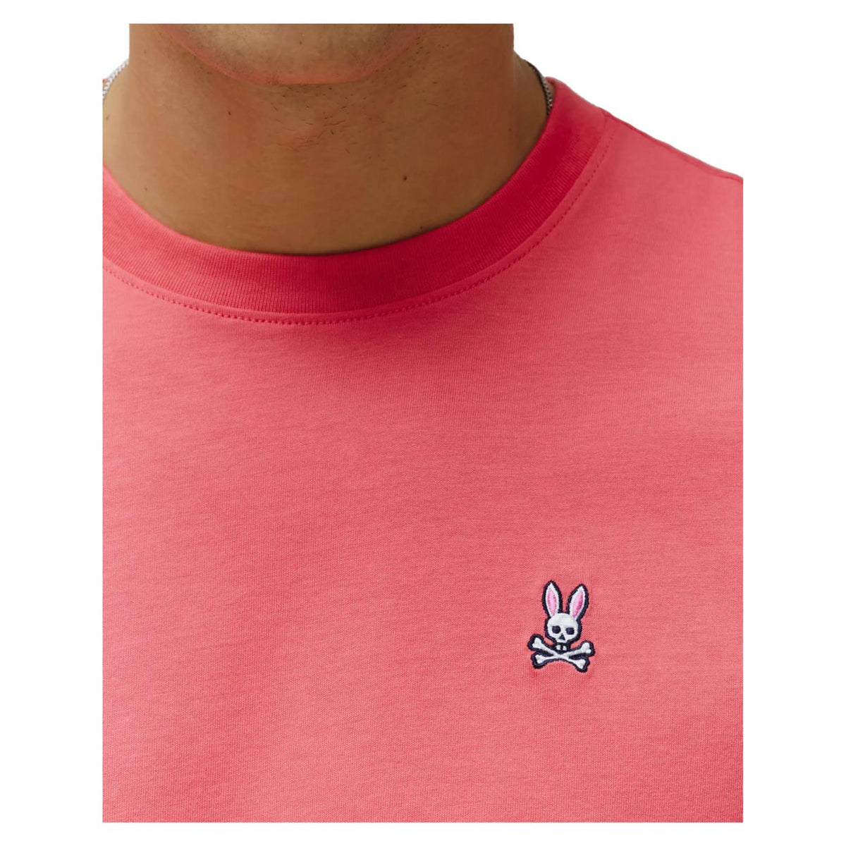 PSYCHO BUNNY CLASSIC CREW NECK TEE - Corallo - vista 2