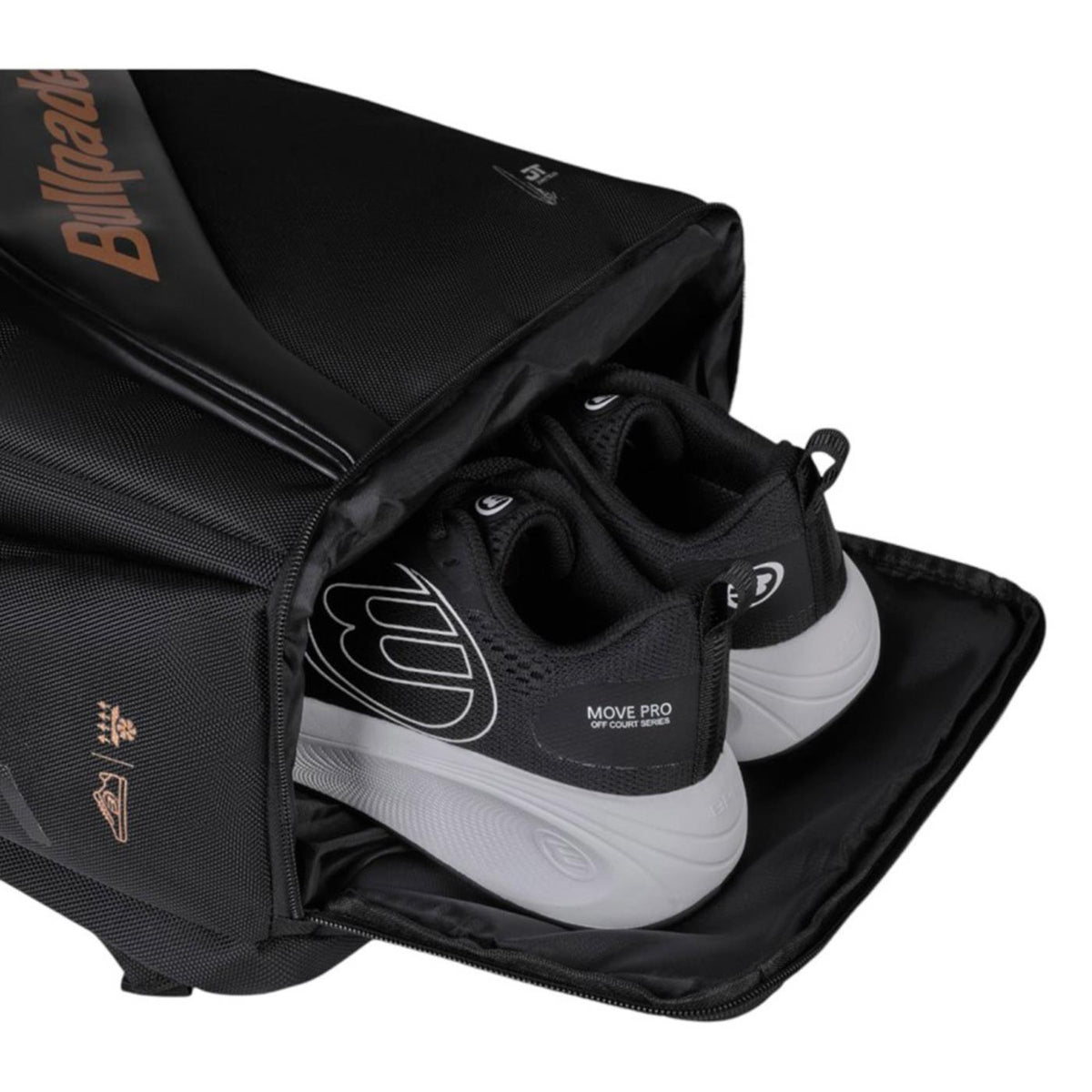BULLPADEL ZAINO VERTEX BLACK