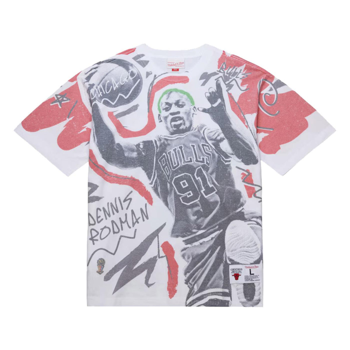 MITCHELL &amp; NESS VINTAGE TEE DENNIS RODMAN