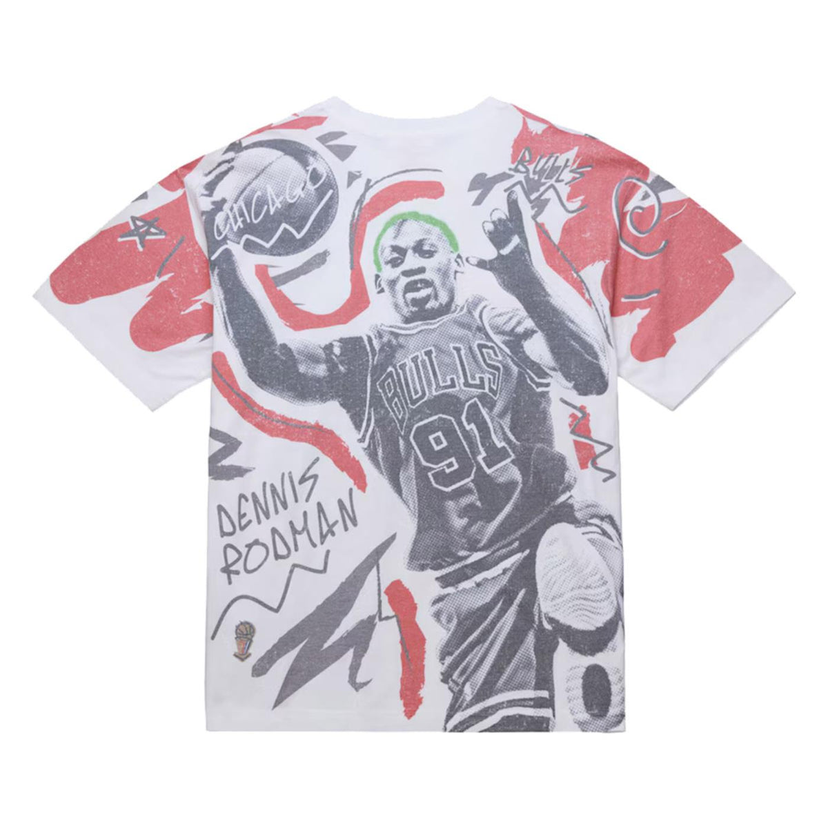MITCHELL &amp; NESS VINTAGE TEE DENNIS RODMAN - seconda immagine