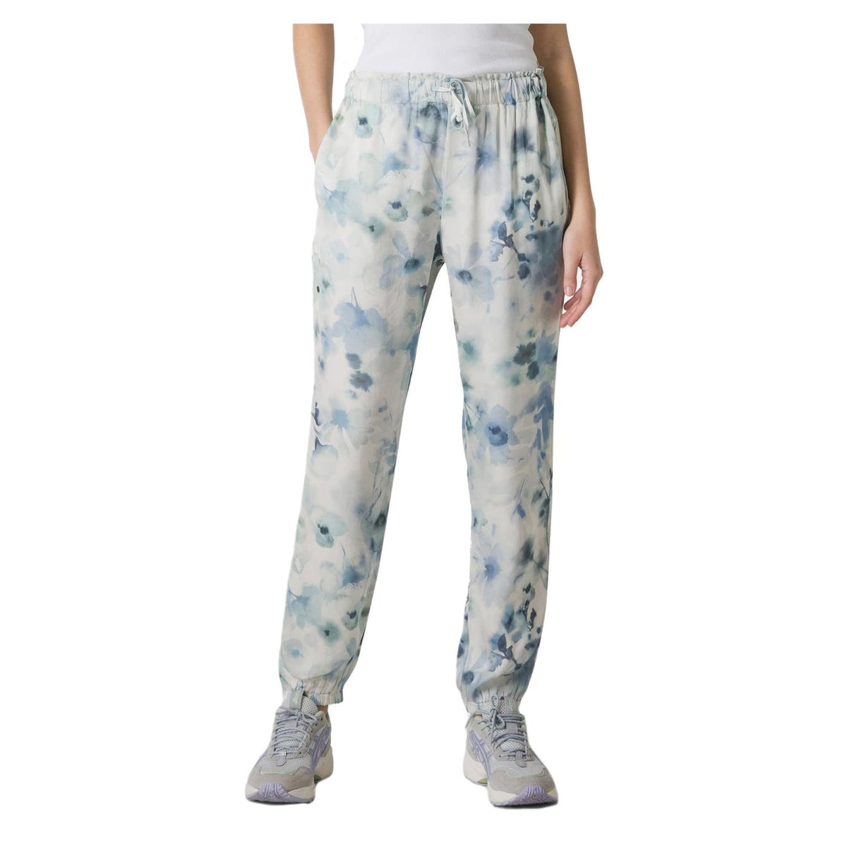 DEHA PANTALONE JOGGER IN RASO - seconda immagine