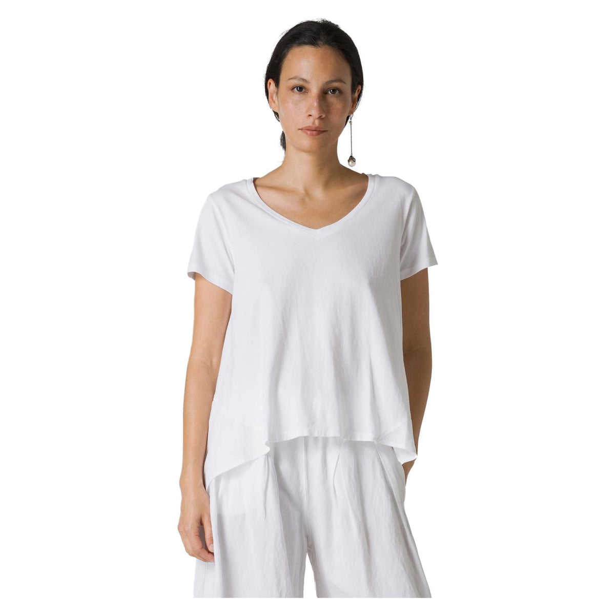 DEHA T-SHIRT INSERTI IN LINO - seconda immagine