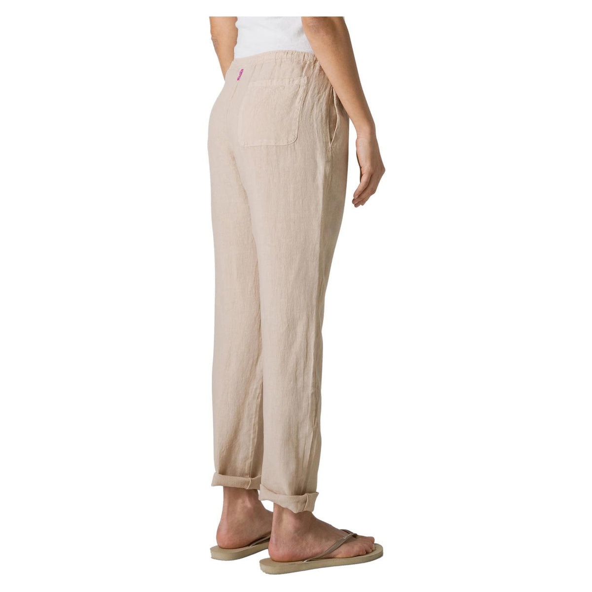 DEHA PANTALONE DRITTO IN LINO