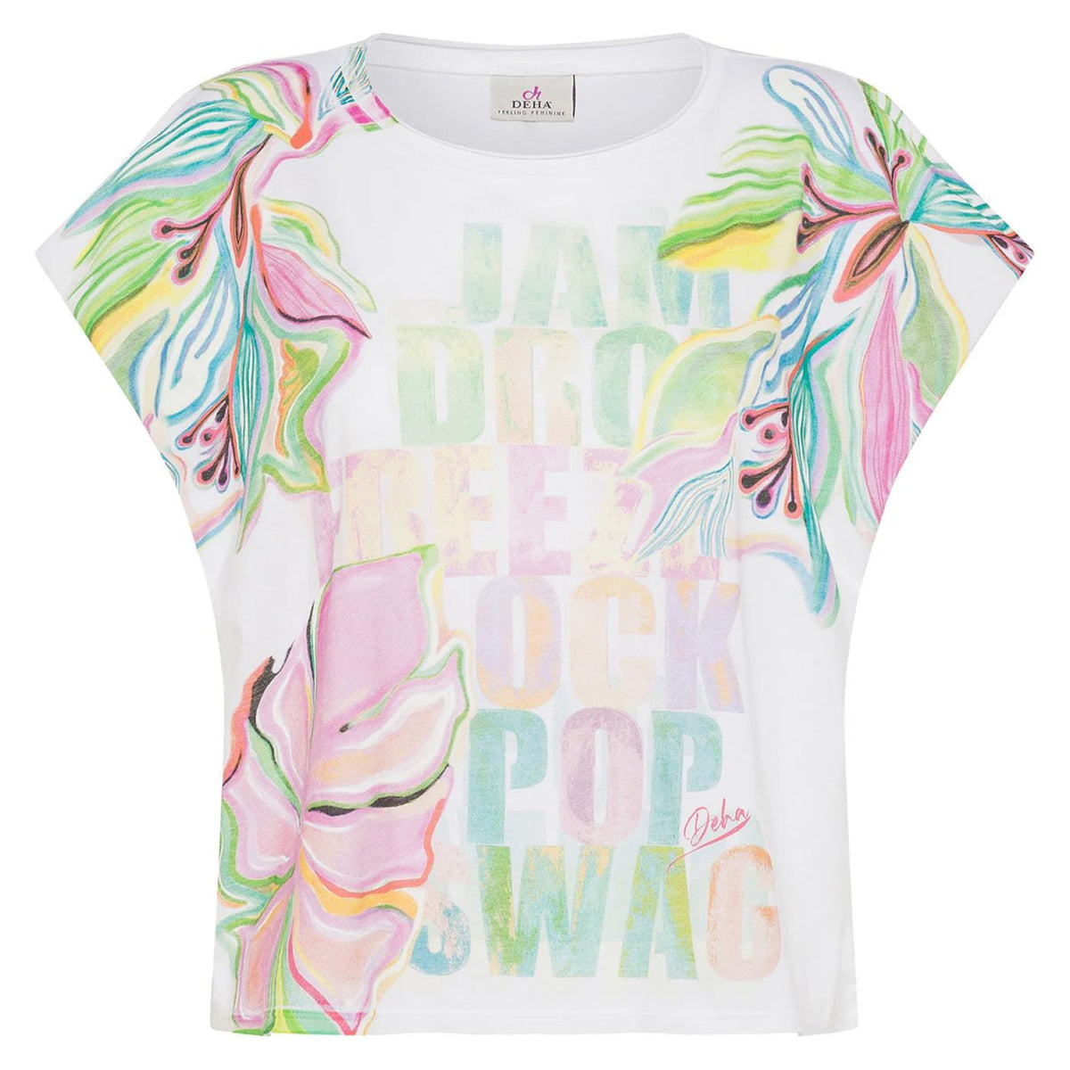 DEHA SLEEVELESS TEE WITH PRINT