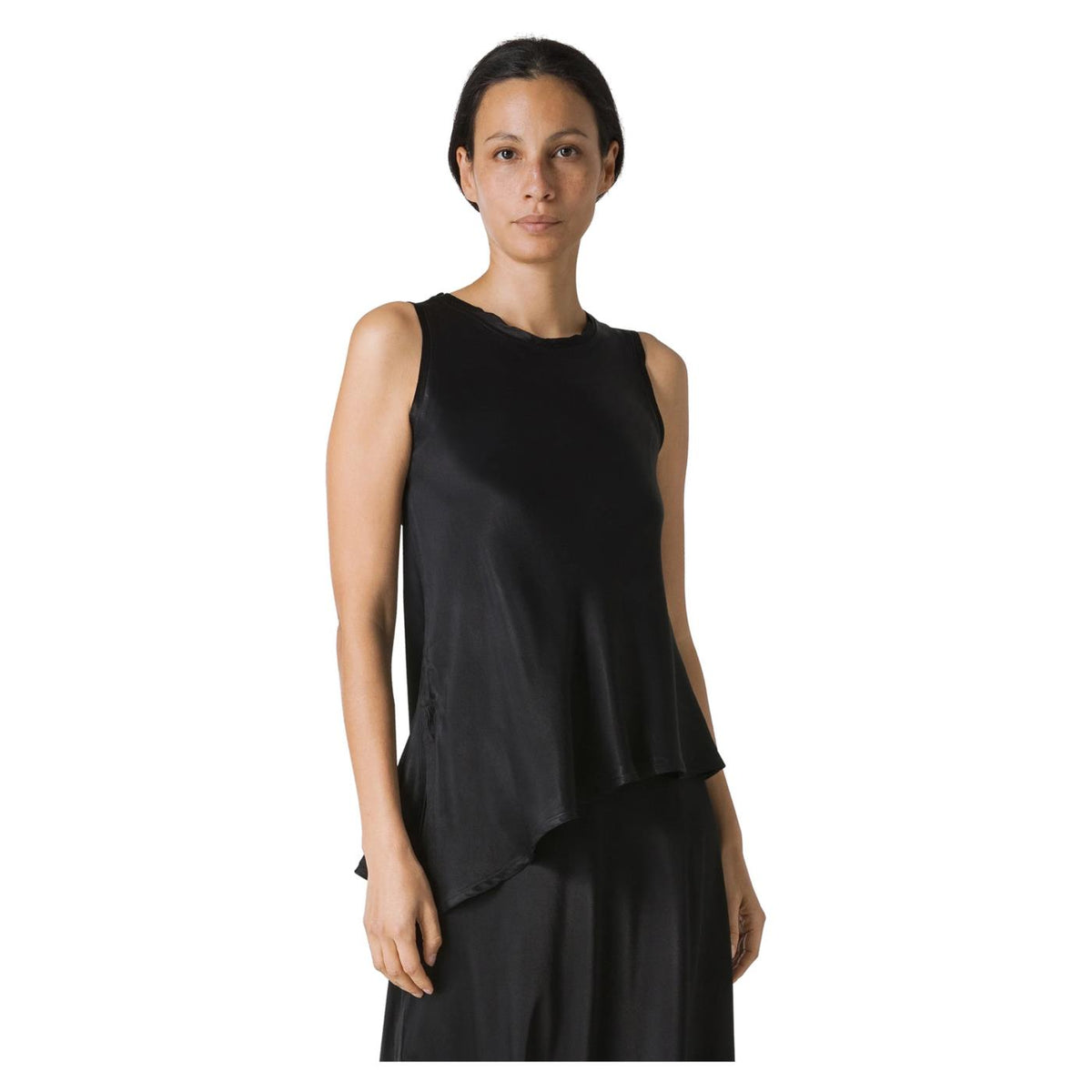 DEHA BLUSA ASIMMETRICA IN RASO - seconda immagine