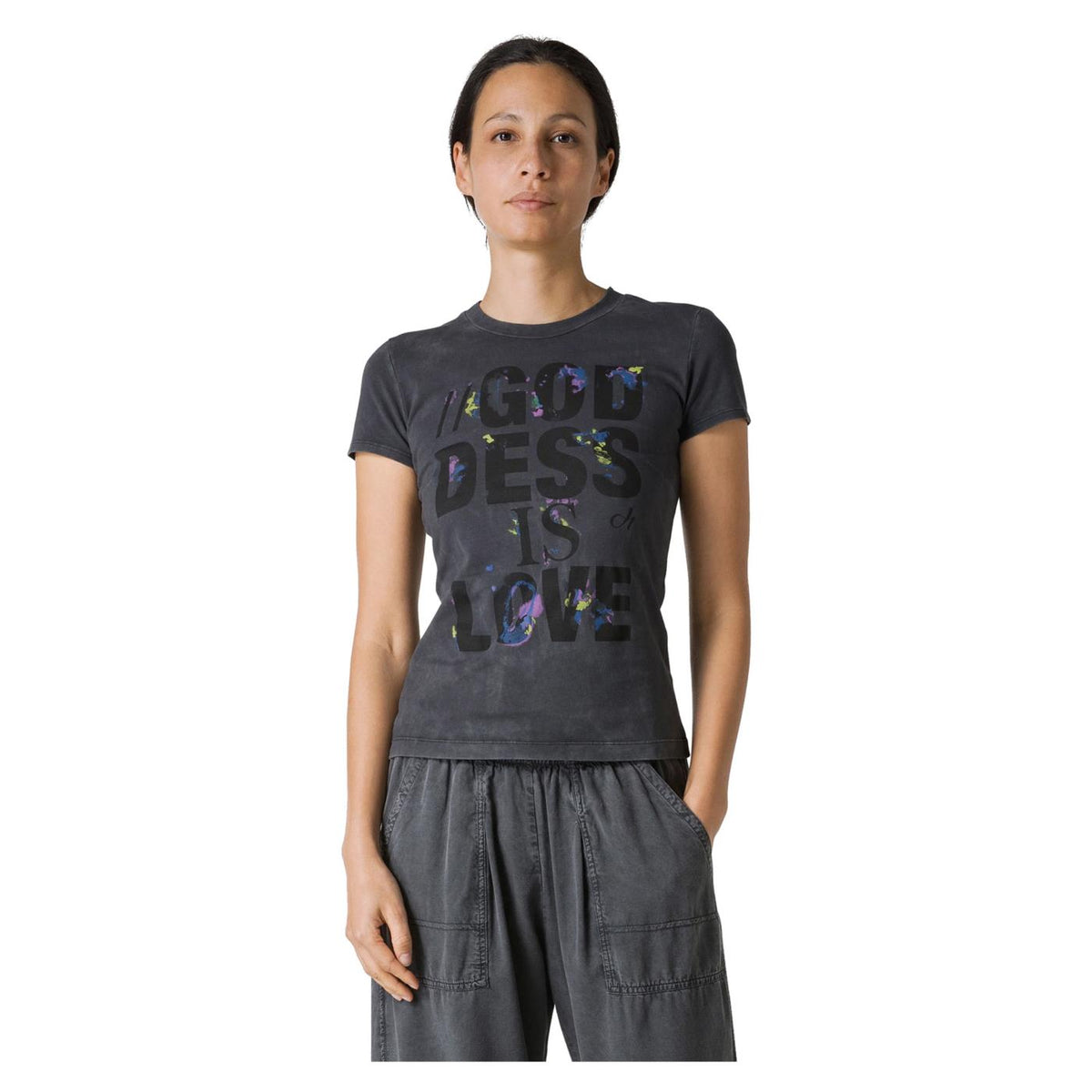 DEHA T-SHIRT EFFETTO MARMO