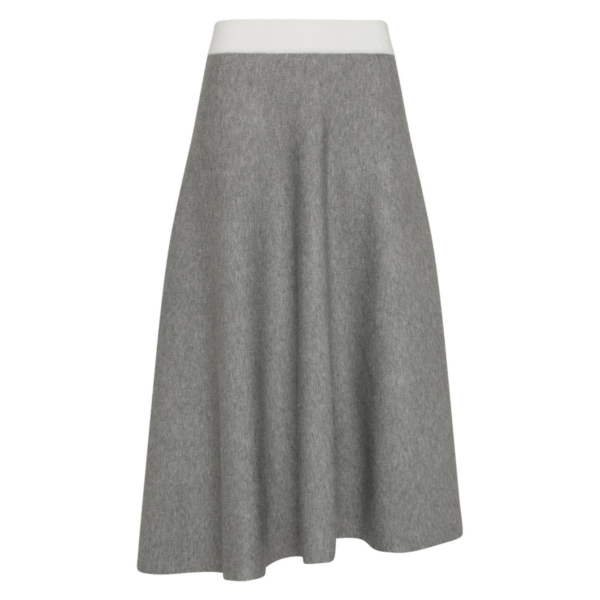DEHA TWO-TONE KNITTED SKIRT