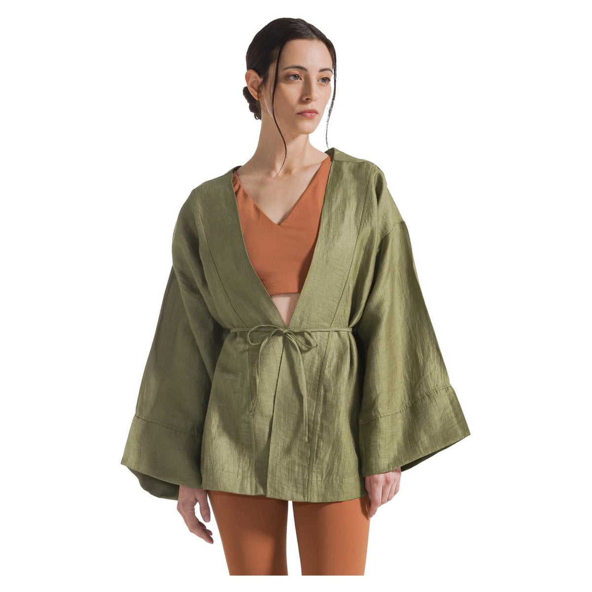 DEHA LINEN KIMONO JACKET - seconda immagine