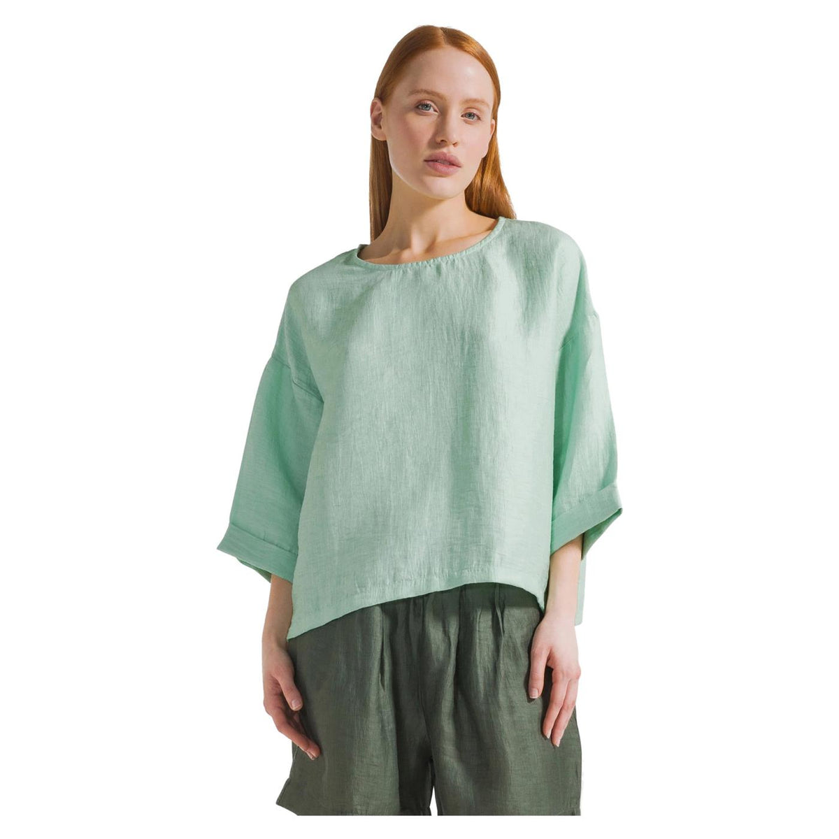 DEHA BLUSA IN LINO - seconda immagine