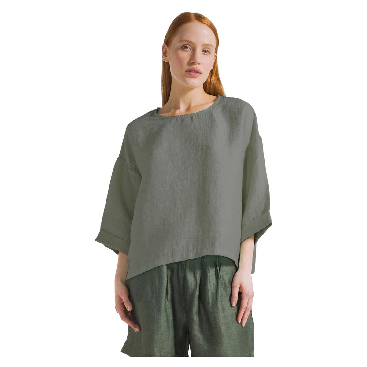 DEHA BLUSA IN LINO - seconda immagine