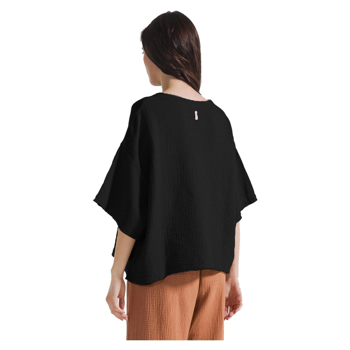 DEHA BLUSA IN GARZA DI COTONE - seconda immagine