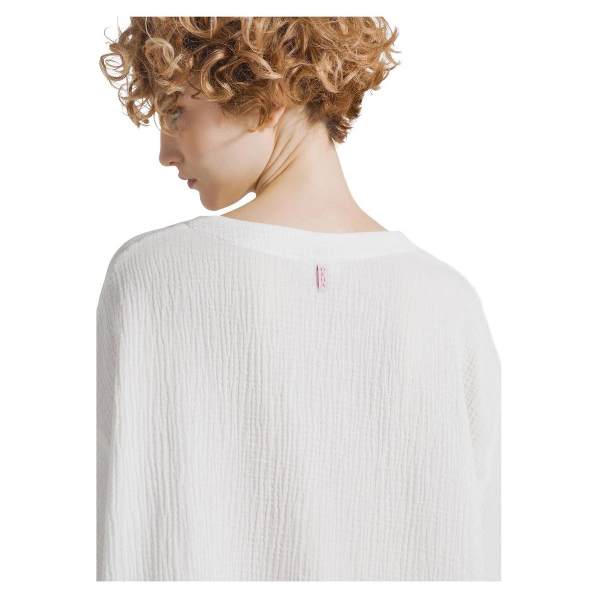 DEHA BLUSA IN GARZA DI COTONE