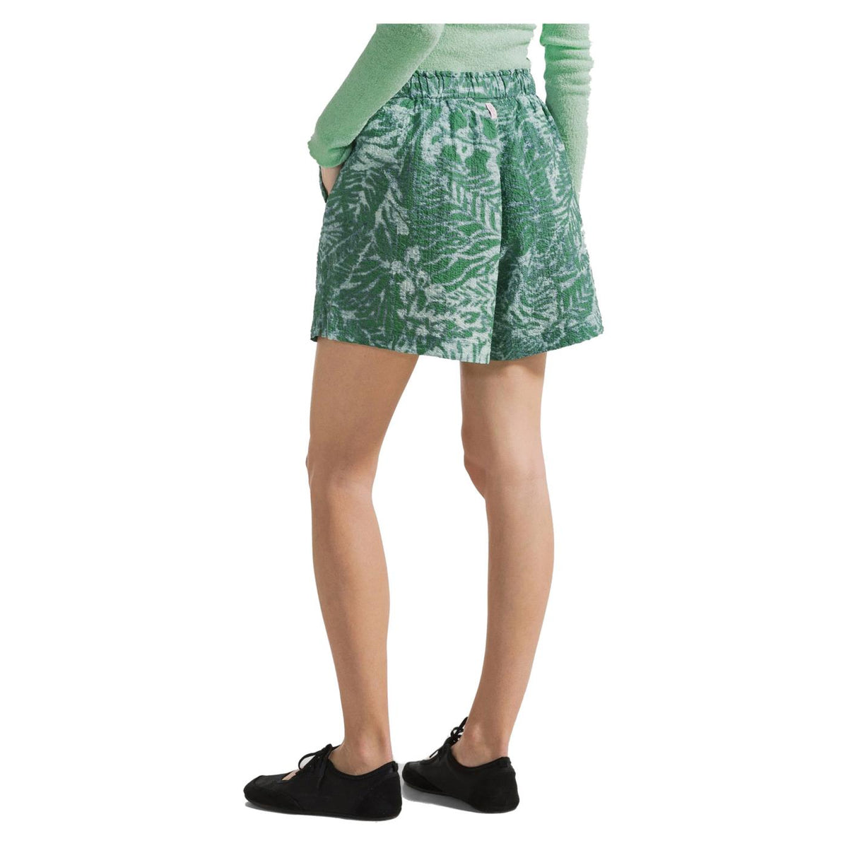 DEHA SHORTS ALLOVER INCRESPATO