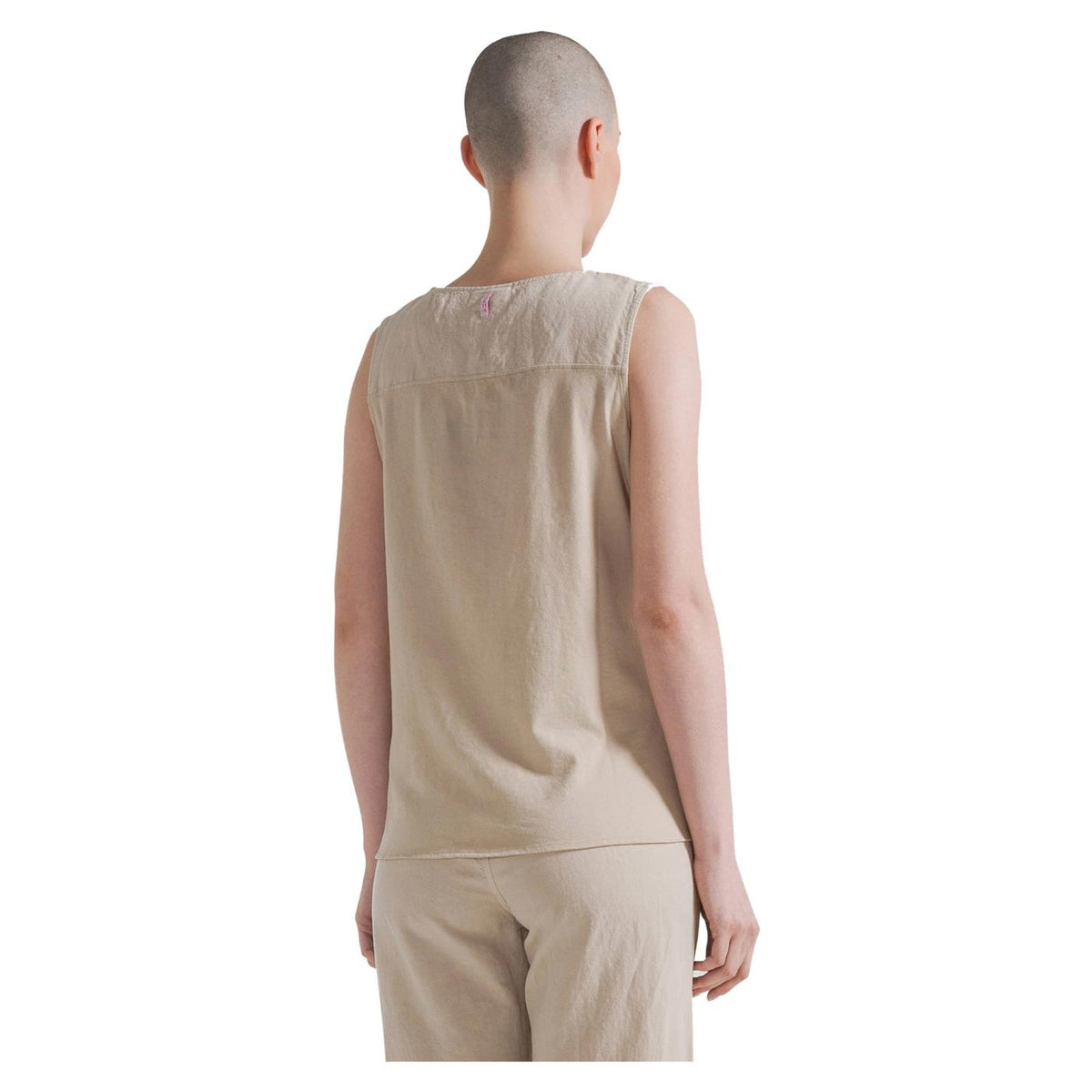 DEHA BLUSA SMANICATA CON NODO - seconda immagine