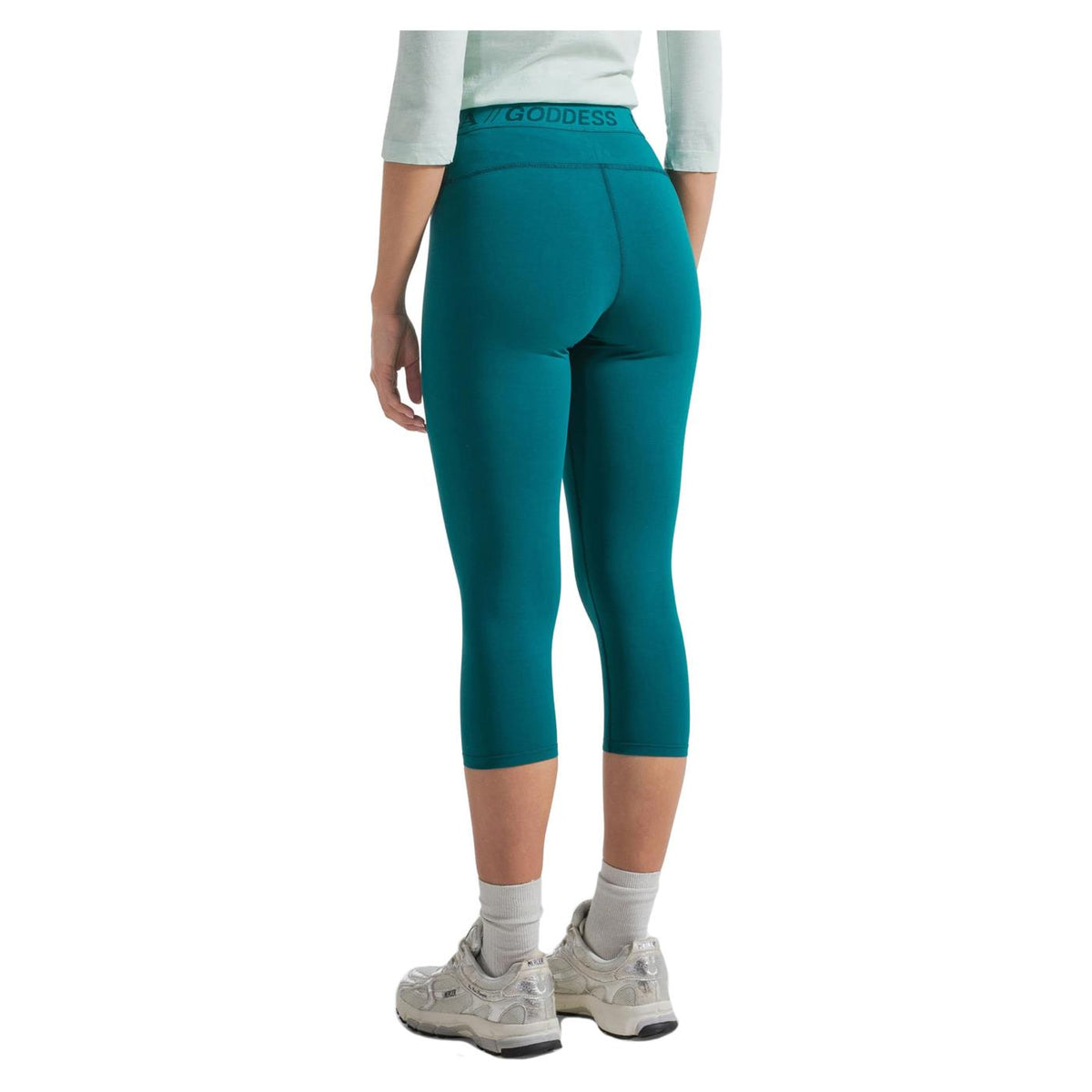 DEHA LEGGINGS 7/8 - Turchese - vista 2