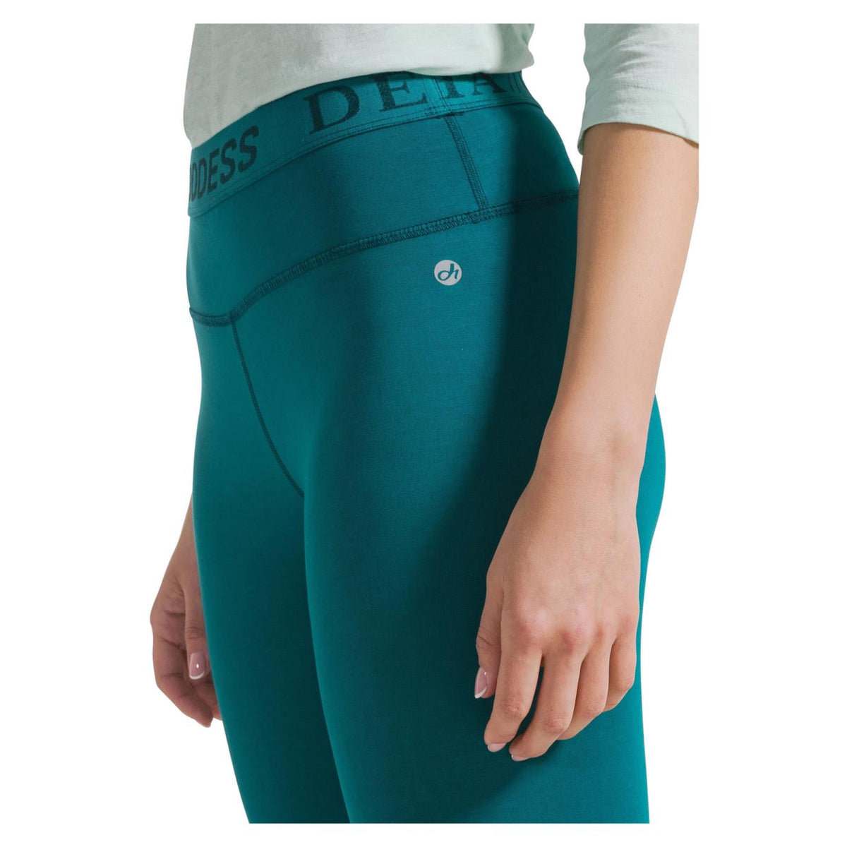 DEHA LEGGINGS 7/8 - Turchese - vista 3