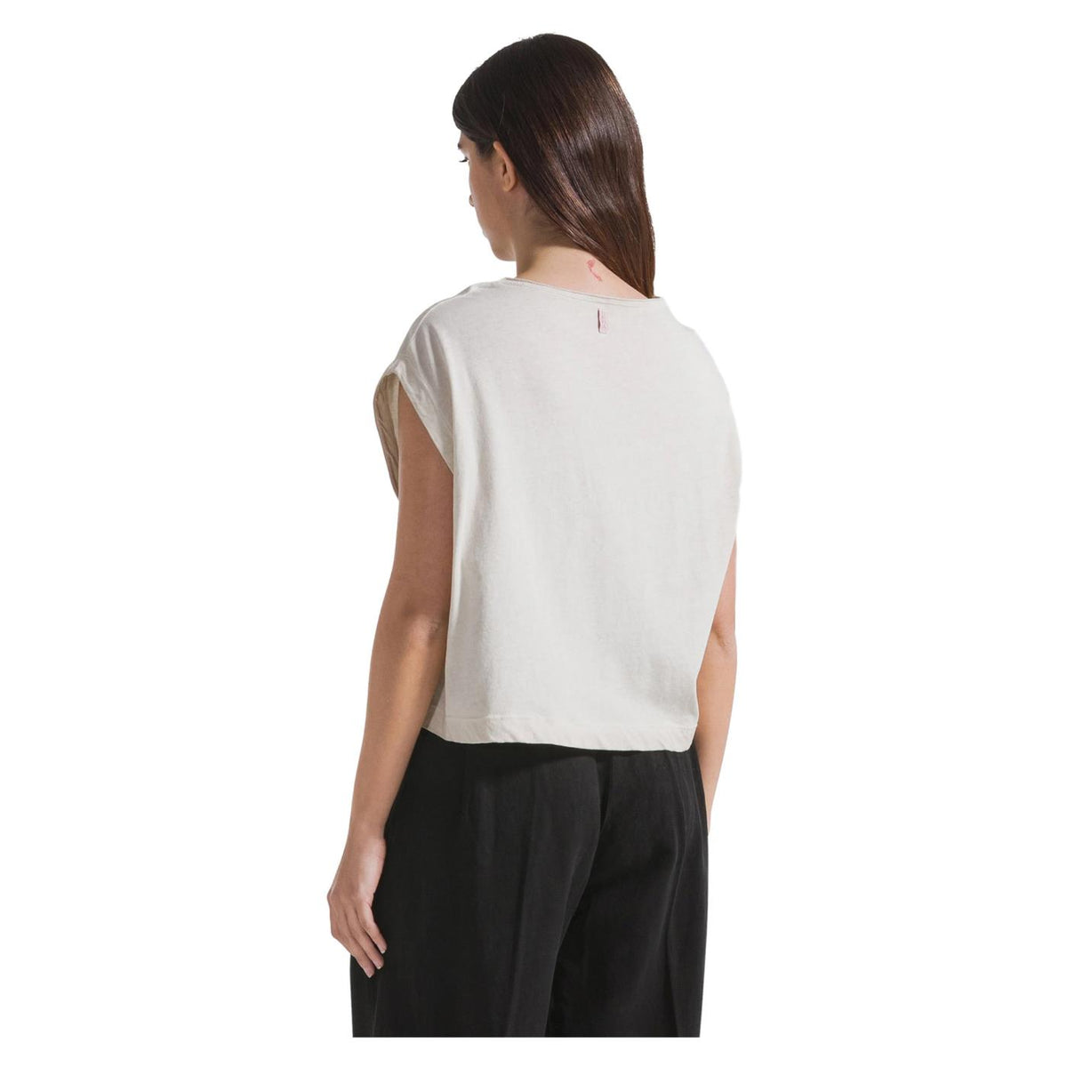 DEHA T-SHIRT EFFETTO FADE - Bianco - vista 2
