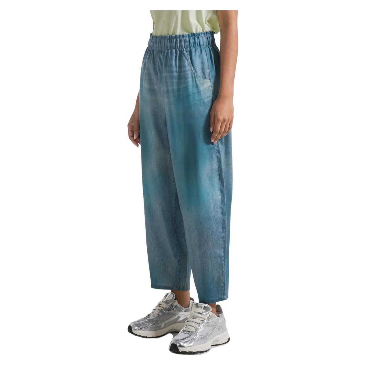 DEHA PANTALONE BALLOON DENIM - Denim - immagine principale