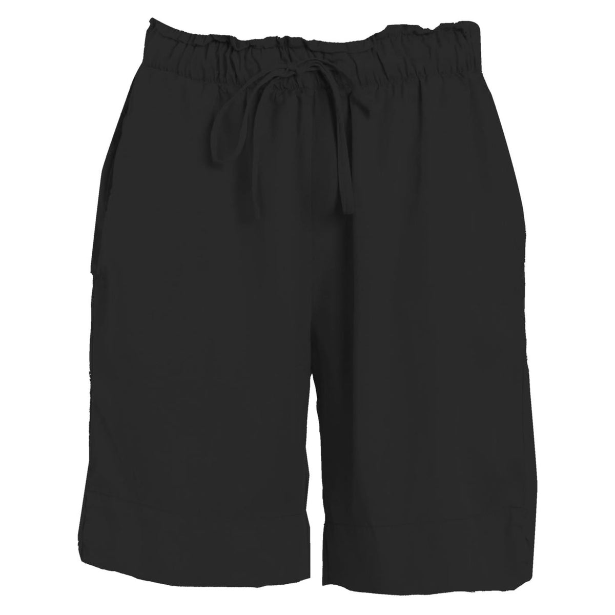 DEHA SHORTS IN TENCEL - Nero - vista 3