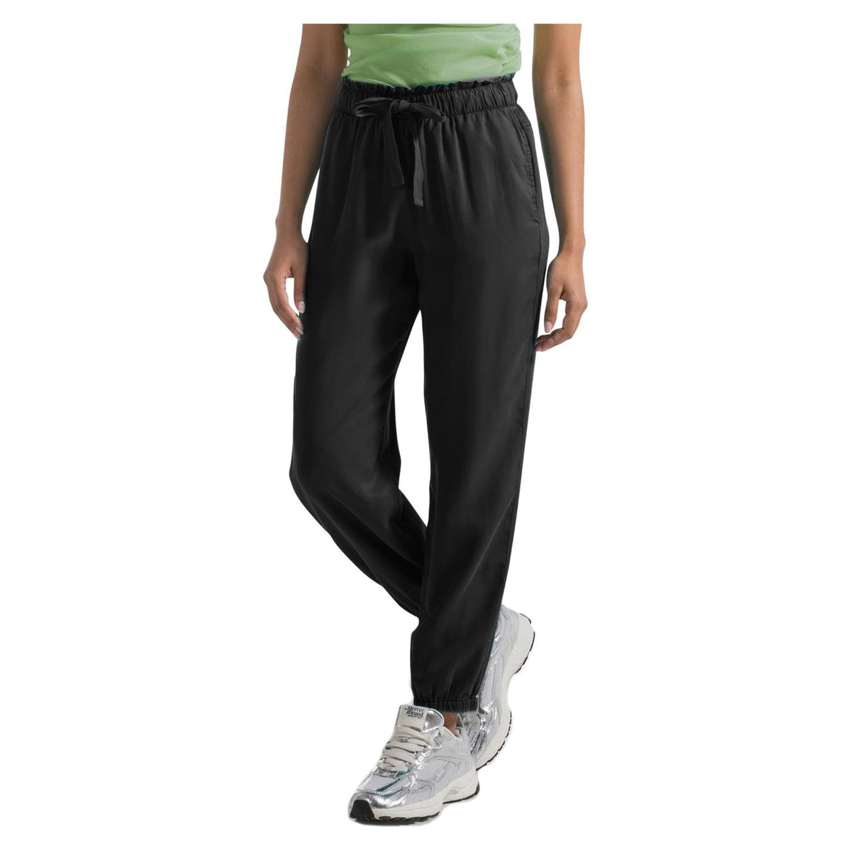 DEHA JOGGER IN TENCEL - Nero - immagine principale