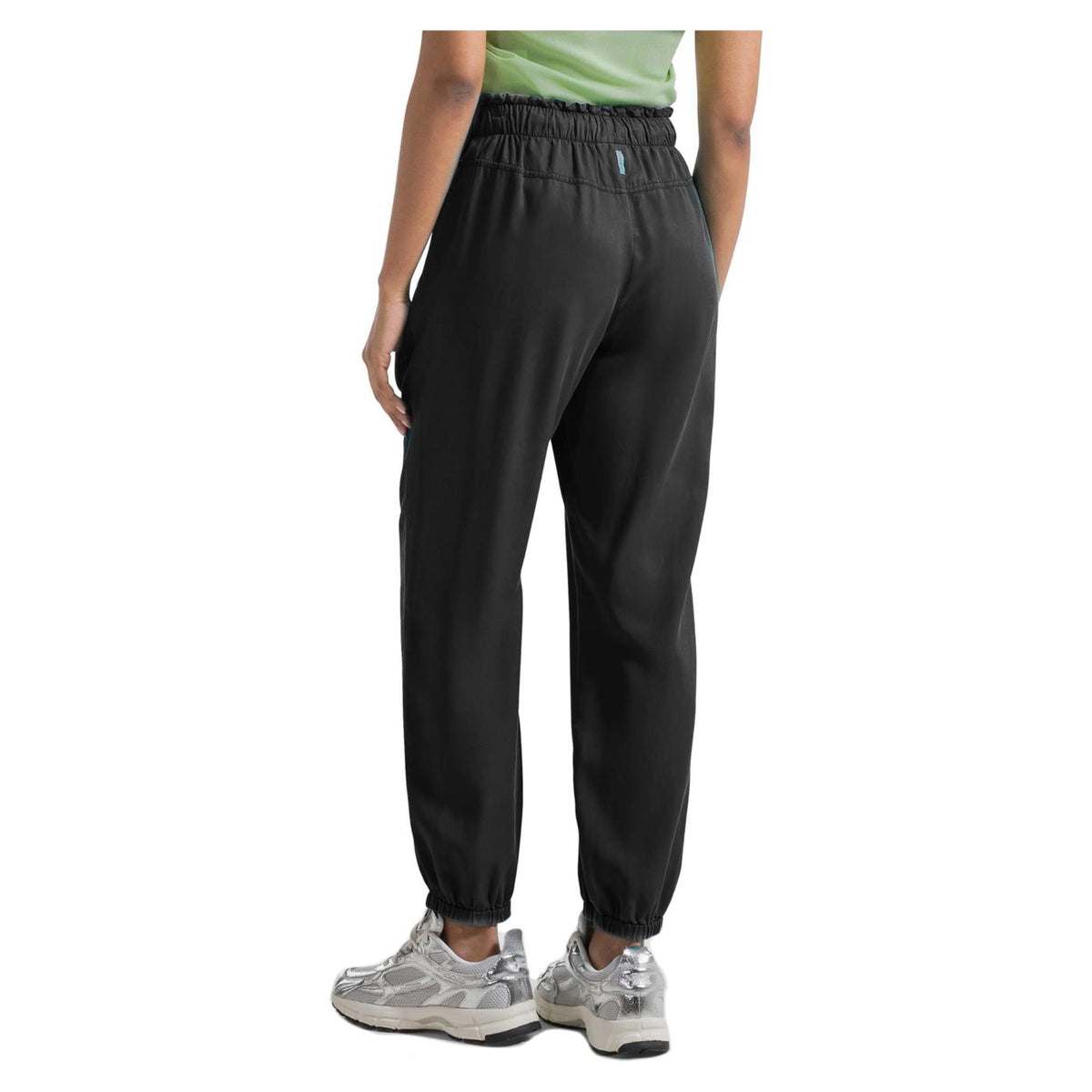 DEHA JOGGER IN TENCEL - Nero - vista 2