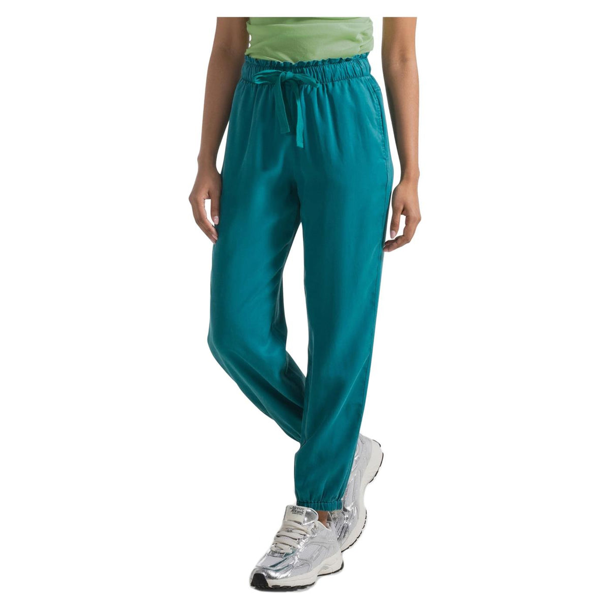 DEHA JOGGER IN TENCEL - Verde - immagine principale