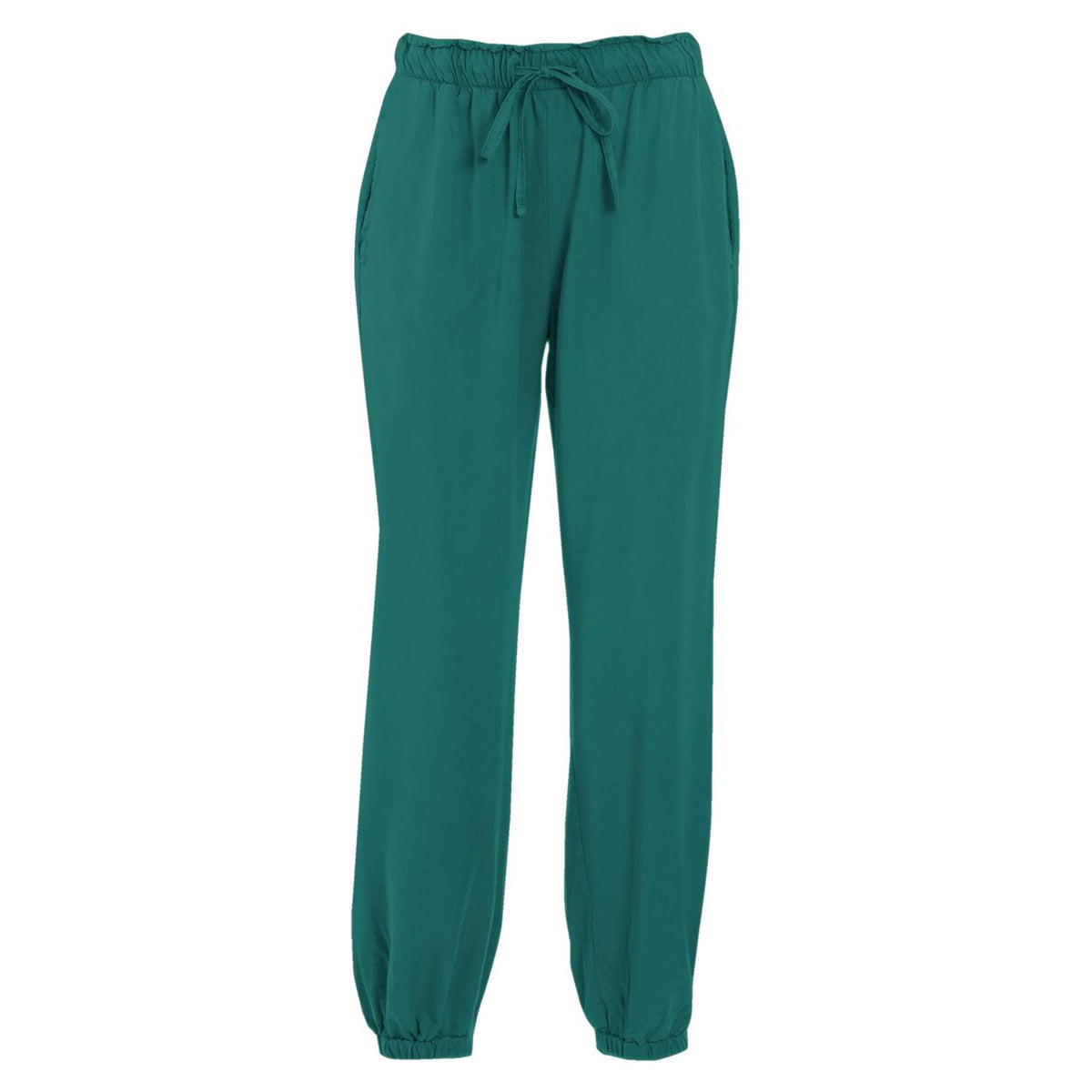DEHA JOGGER IN TENCEL - Verde - vista 3