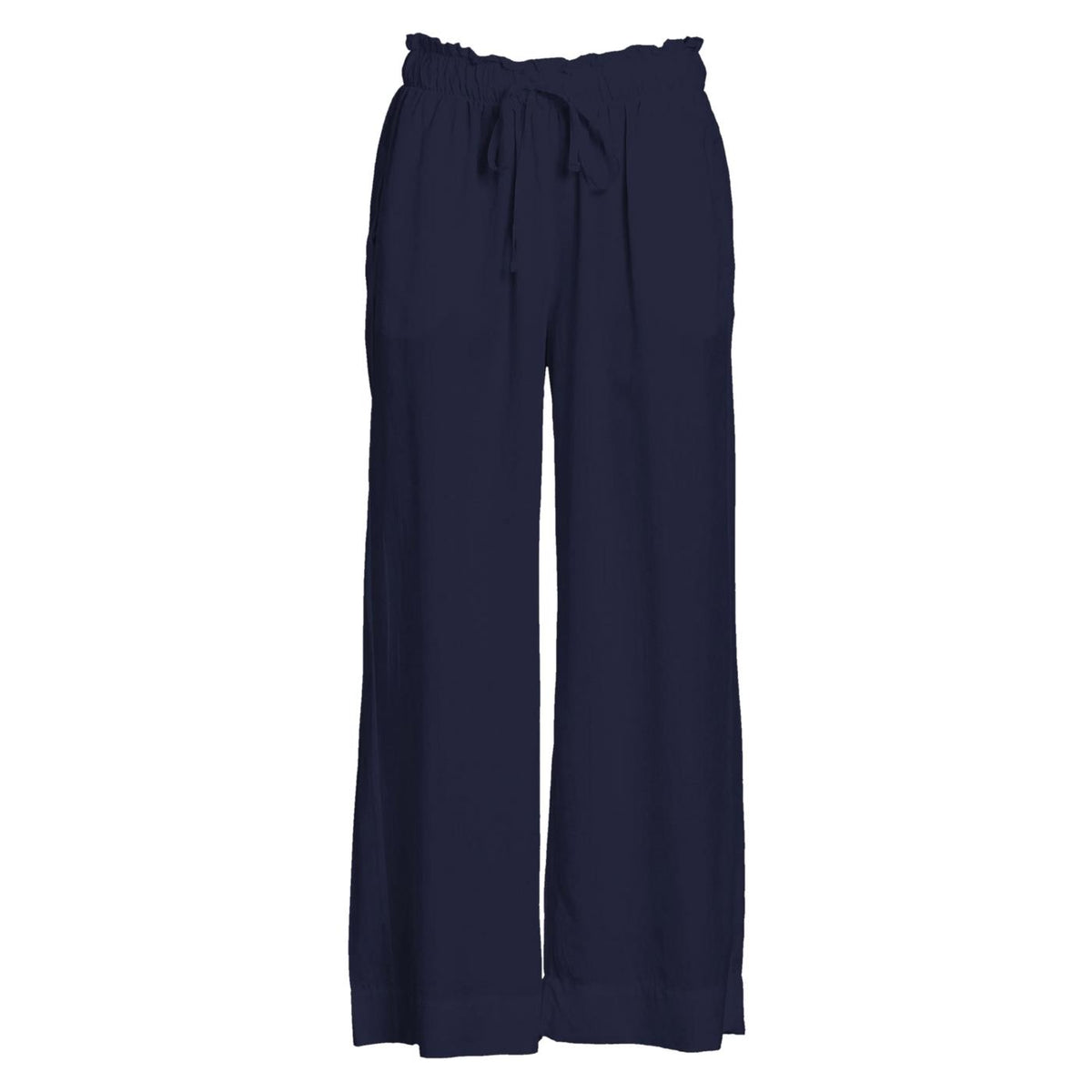 DEHA PANT CROPPED IN TENCEL - Blu - vista 3