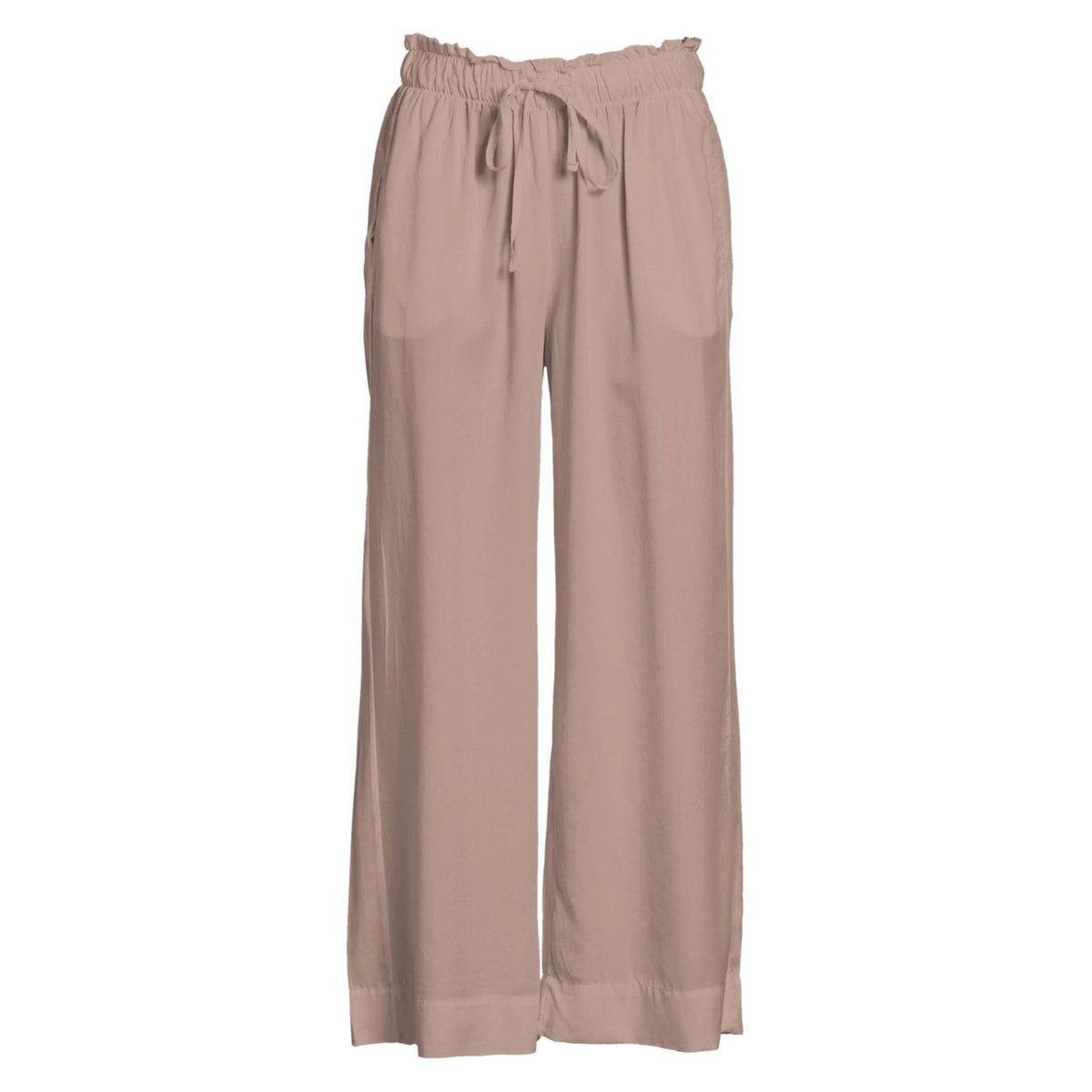 DEHA PANT CROPPED IN TENCEL - Marrone chiaro - vista 3