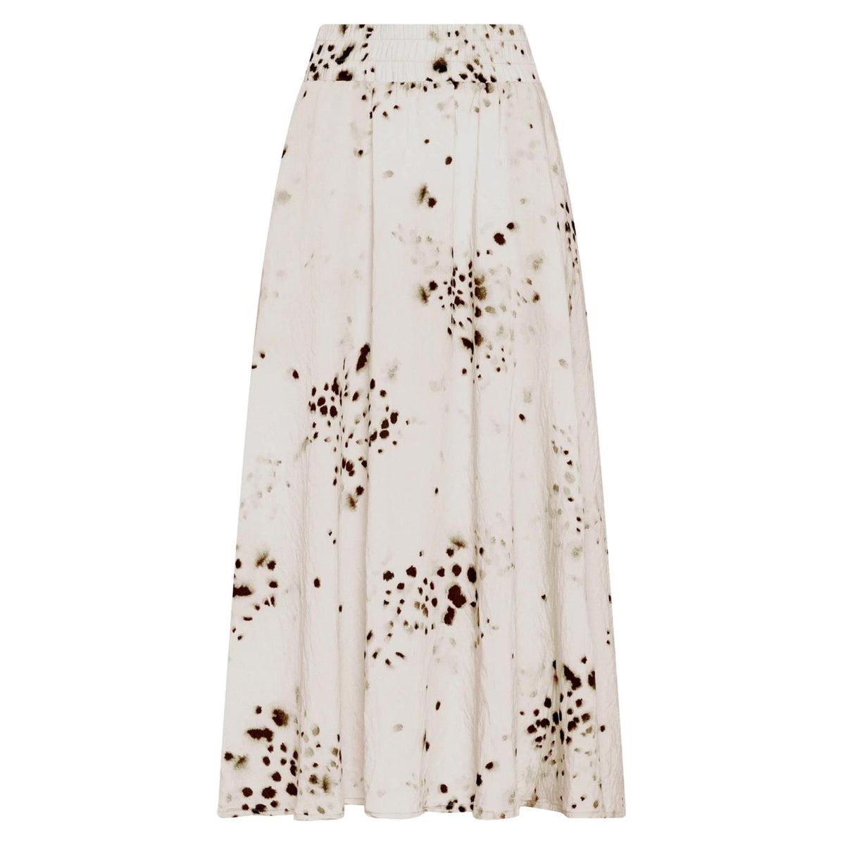 DEHA GONNA LUNGA VISCOSA AOP - Beige - vista 3