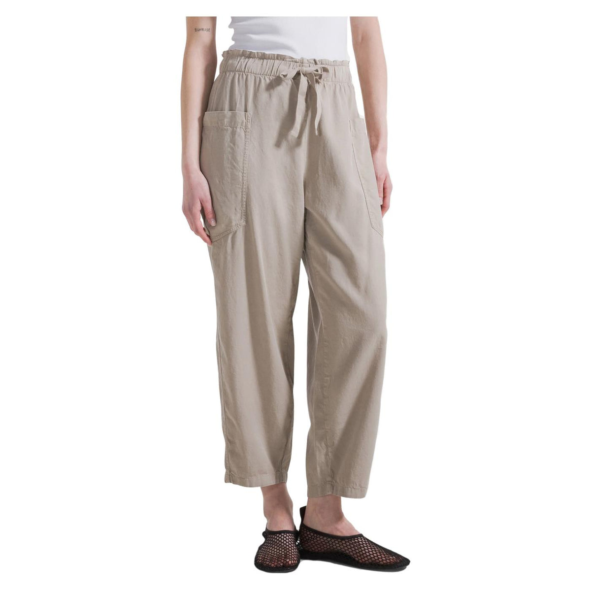 DEHA PANTALONE BALLOON LYOCELL - C1-beige - immagine principale