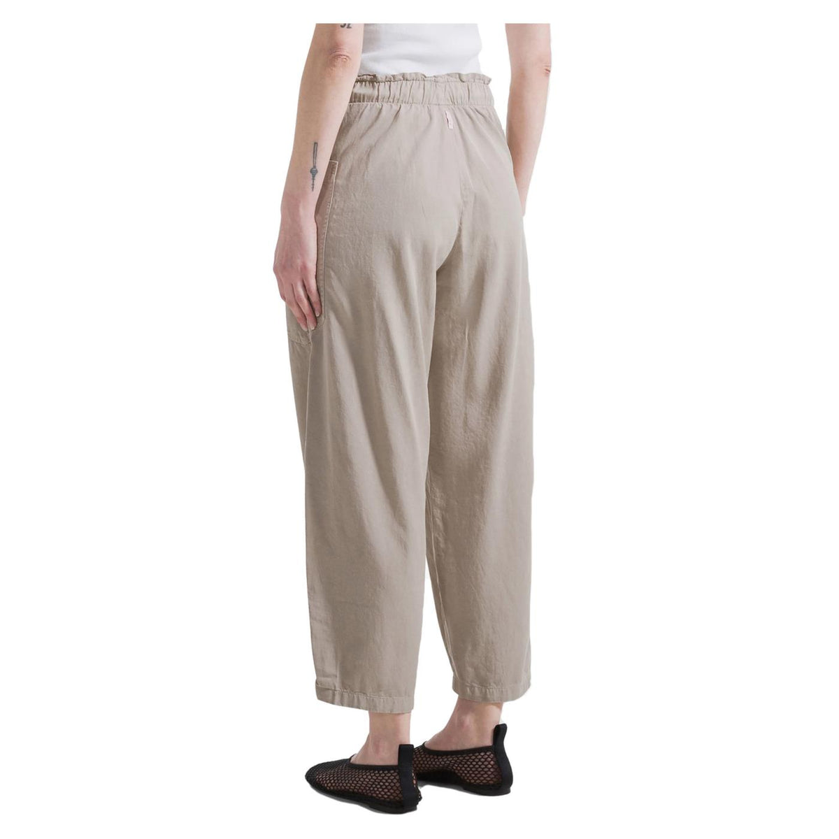 DEHA PANTALONE BALLOON LYOCELL - C1-beige - vista 2