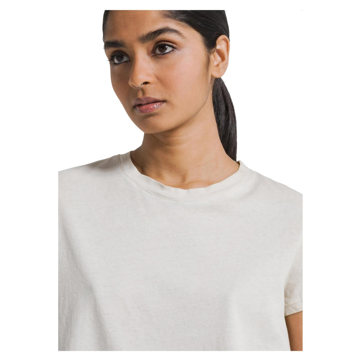 DEHA T-SHIRT EFFETTO FADE - Beige - vista 3