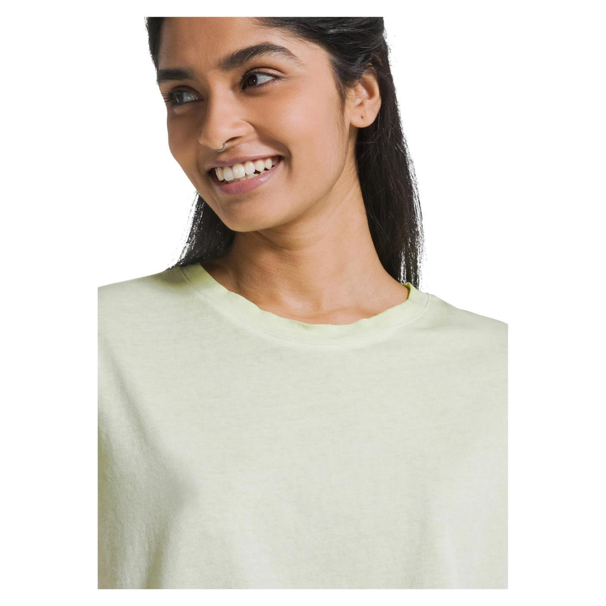 DEHA T-SHIRT EFFETTO FADE - Lime - vista 3