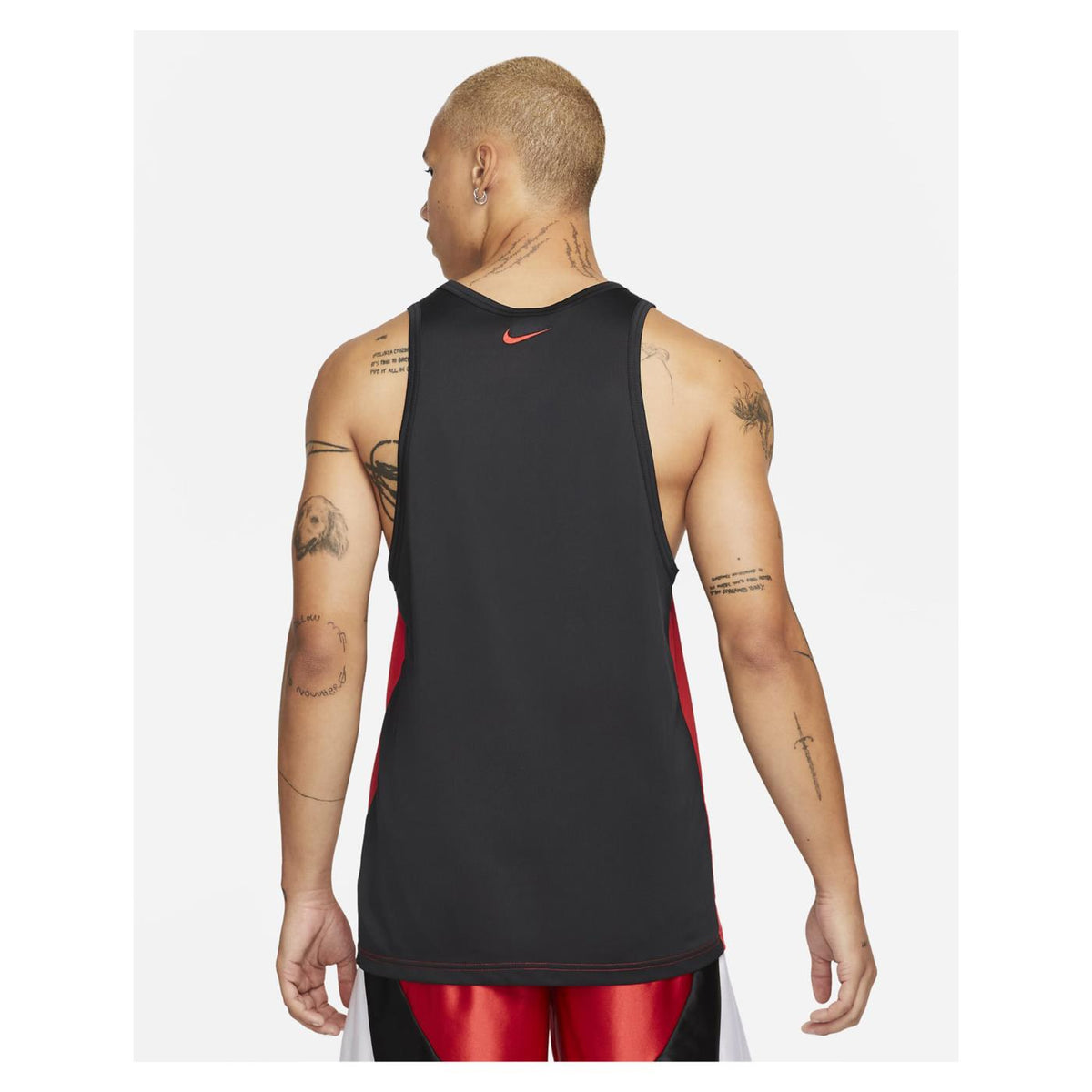 NIKE DRI-FIT MEN BASKETBALL JE - Rosso - vista 2