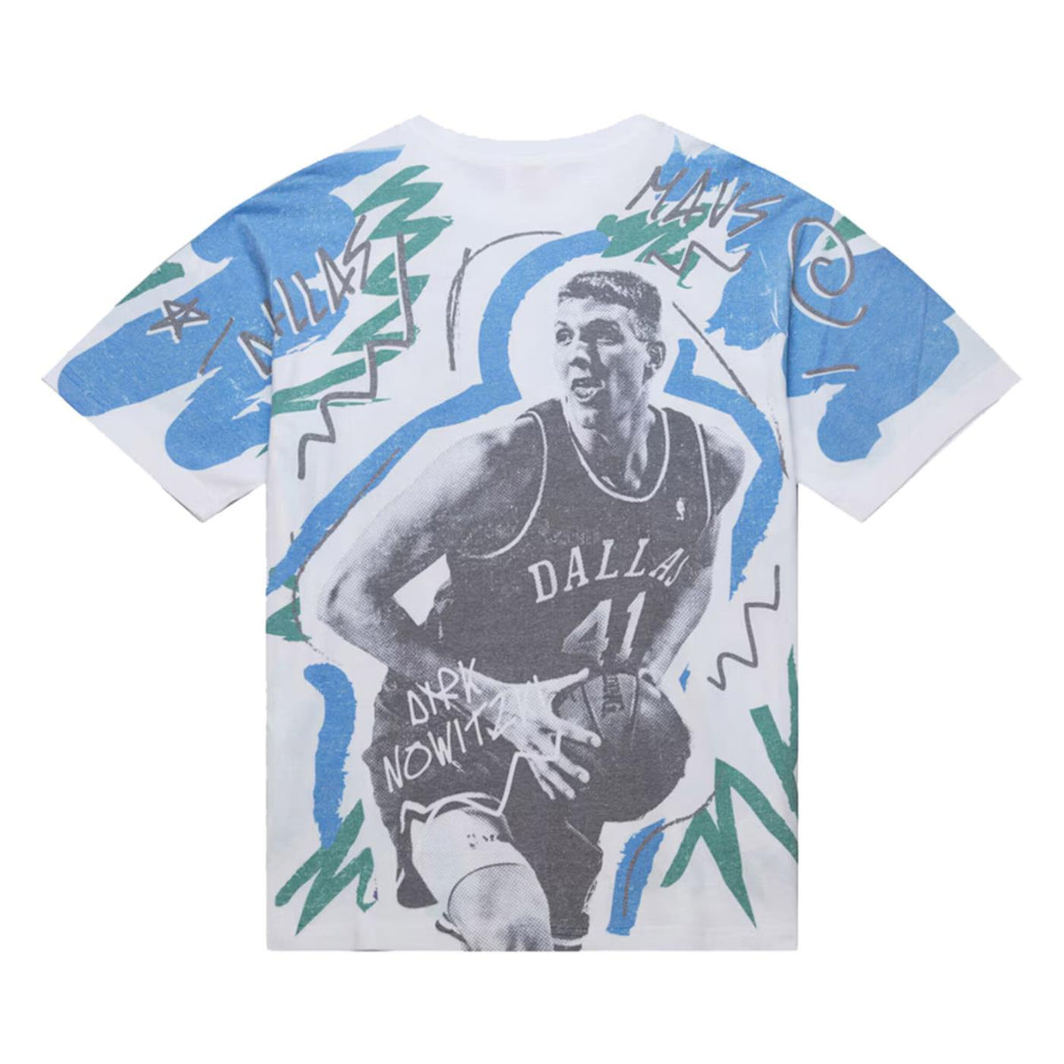 MITCHELL &amp; NESS VINTAGE TEE DIRK NOWITZKI - seconda immagine
