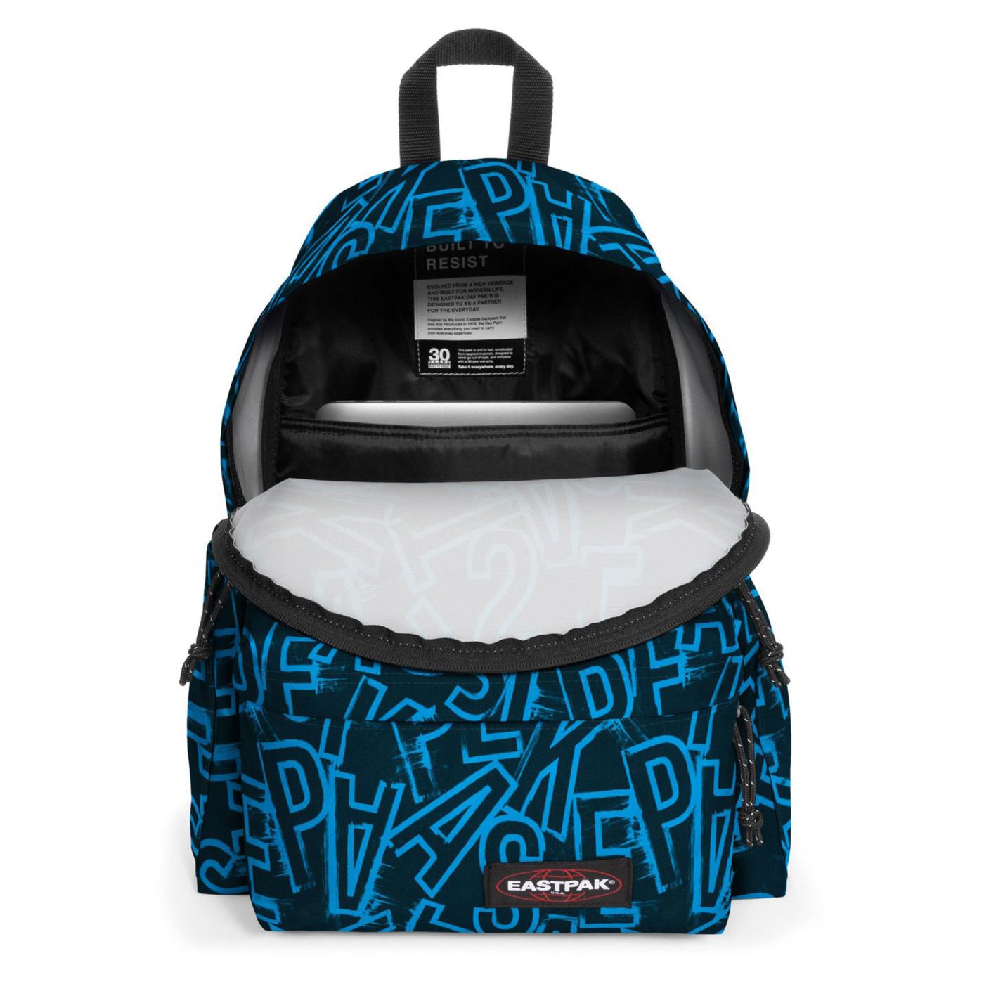 EASTPAK DAY PAK'R EP LETTERS BLUE