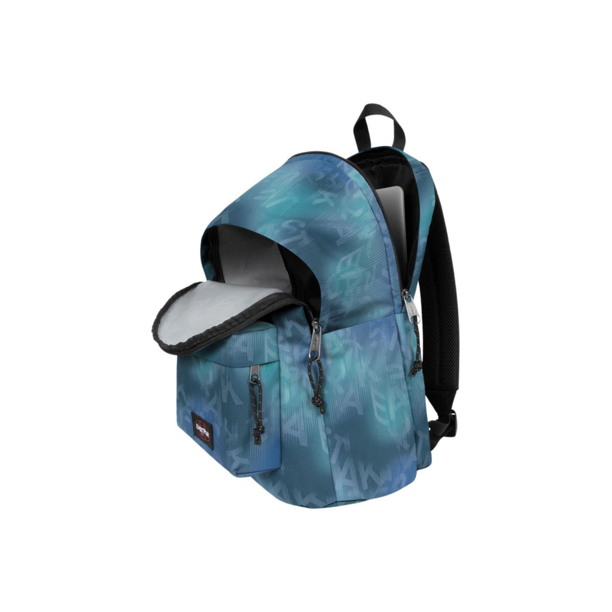 EASTPAK DAY OFFICE LETTER DYE - Azzurro - vista 2