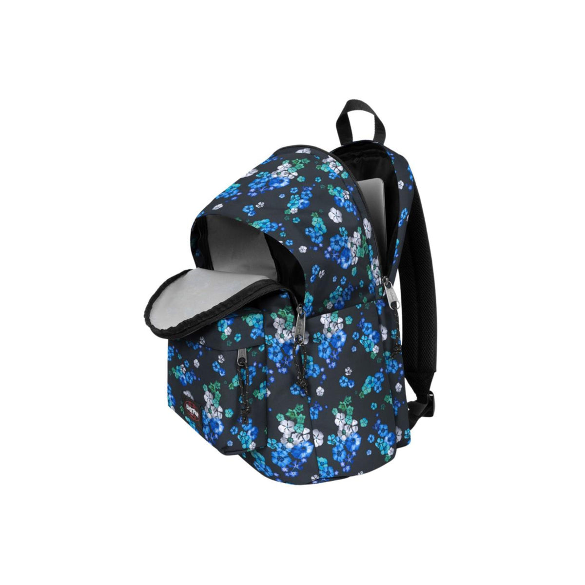 EASTPAK DAY OFFICE FLORAL BLOOM - Nero - vista 2
