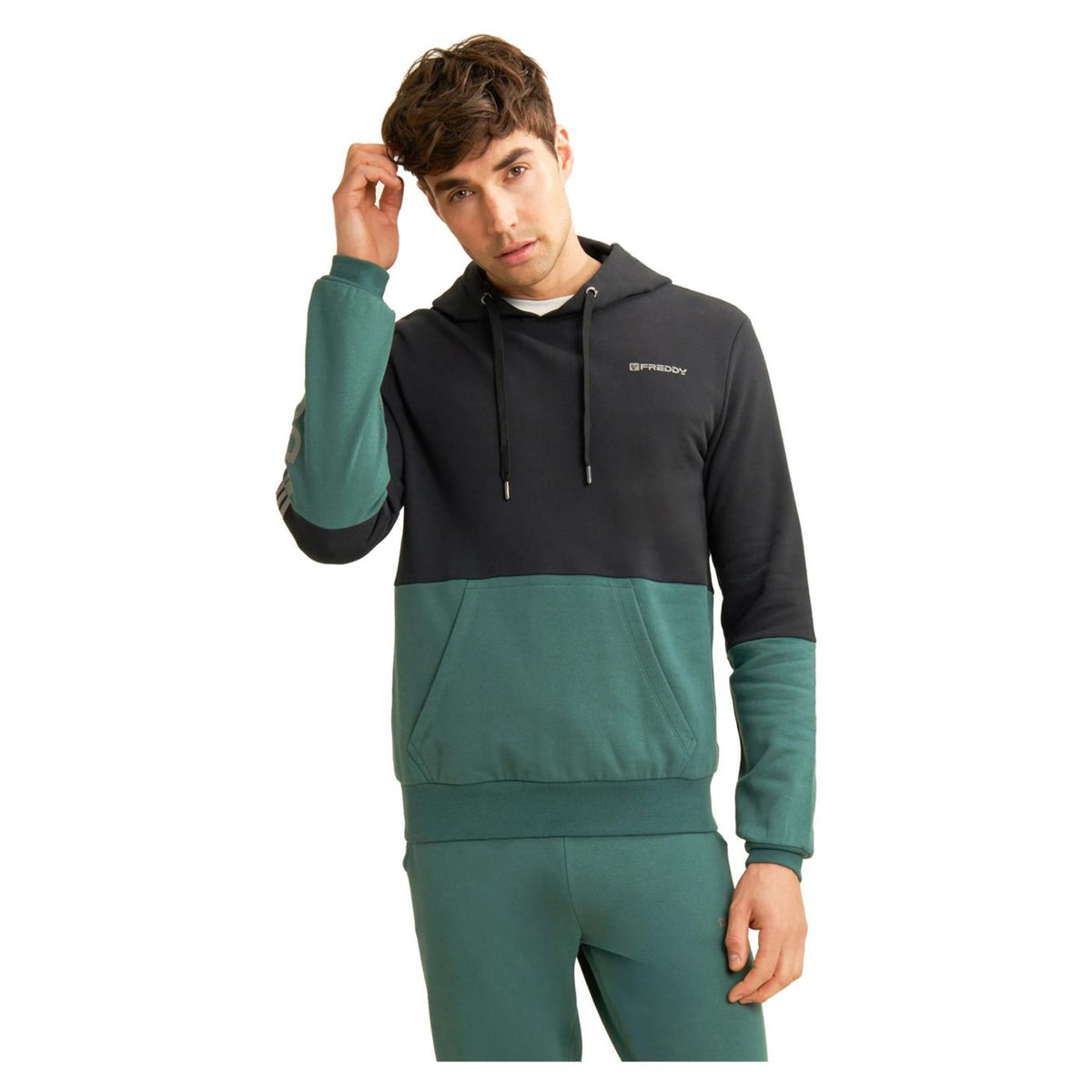 FREDDY FELPA CAPPUCCIO BICOLOR - vista 3