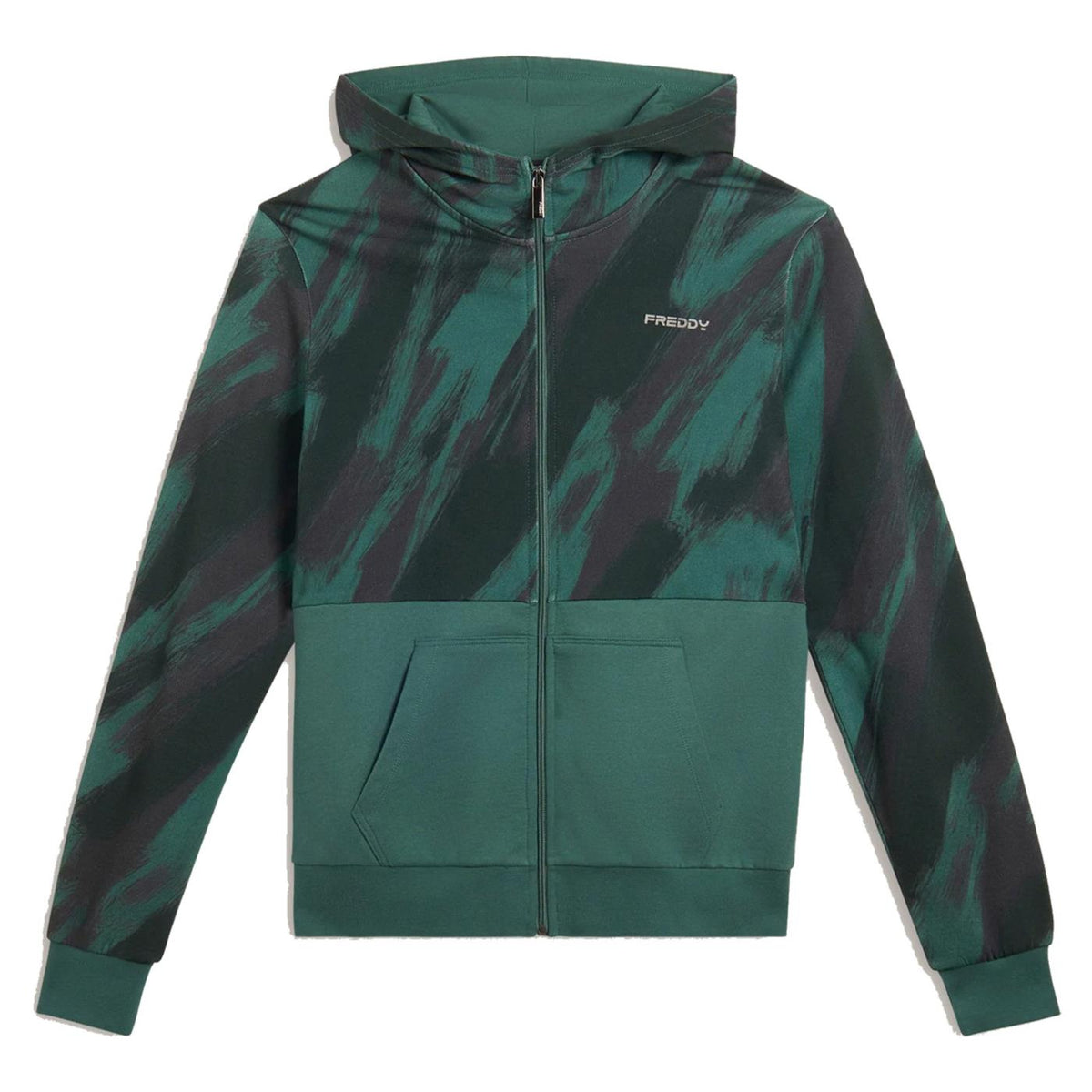 FREDDY FELPA FZH AOP BICOLOR - Verde - vista 3