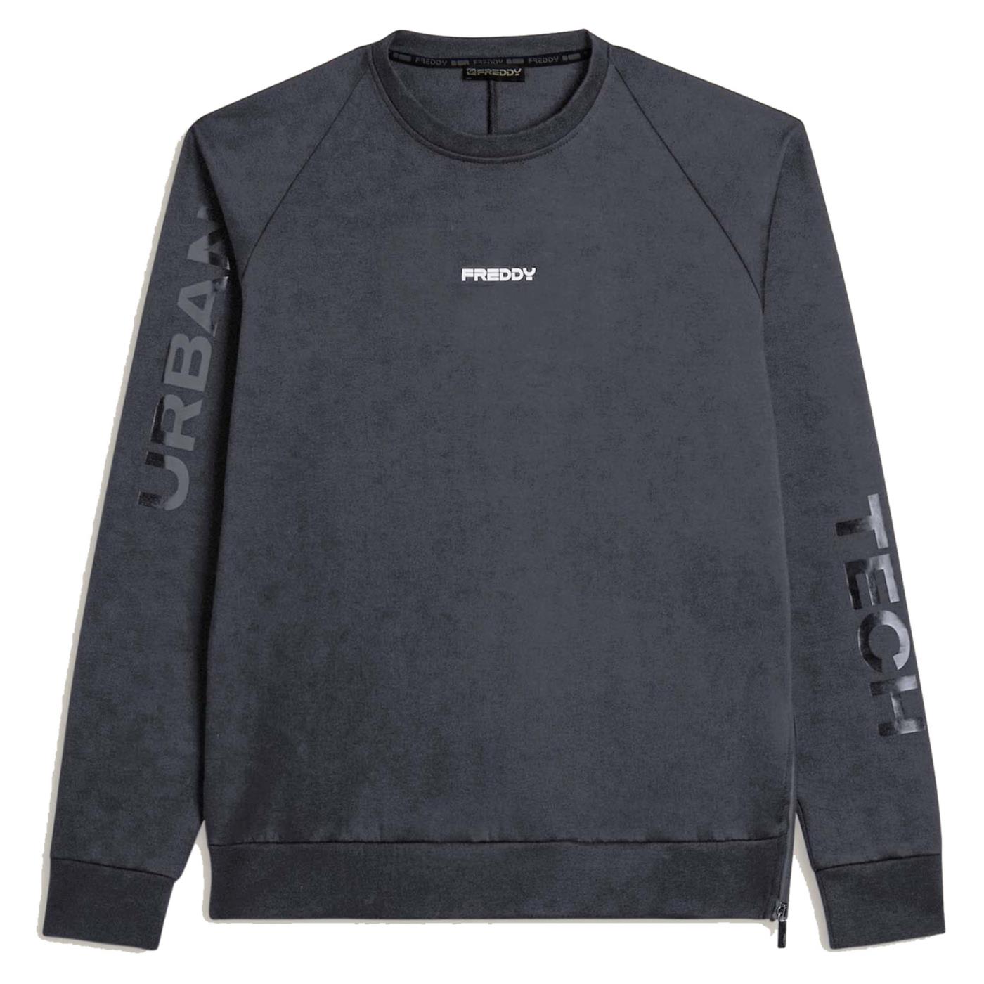 FREDDY FELPA CREW URBAN TECH - Grigio scuro - immagine principale