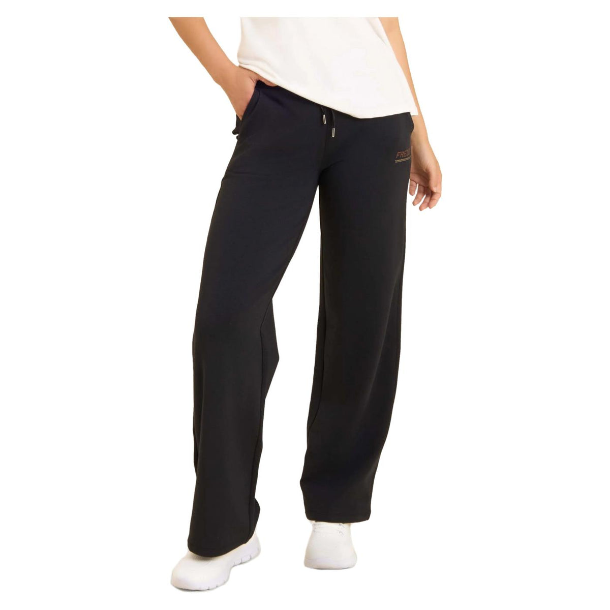 FREDDY COLLEGE LUXE WIDE PANT - Nero - vista 3