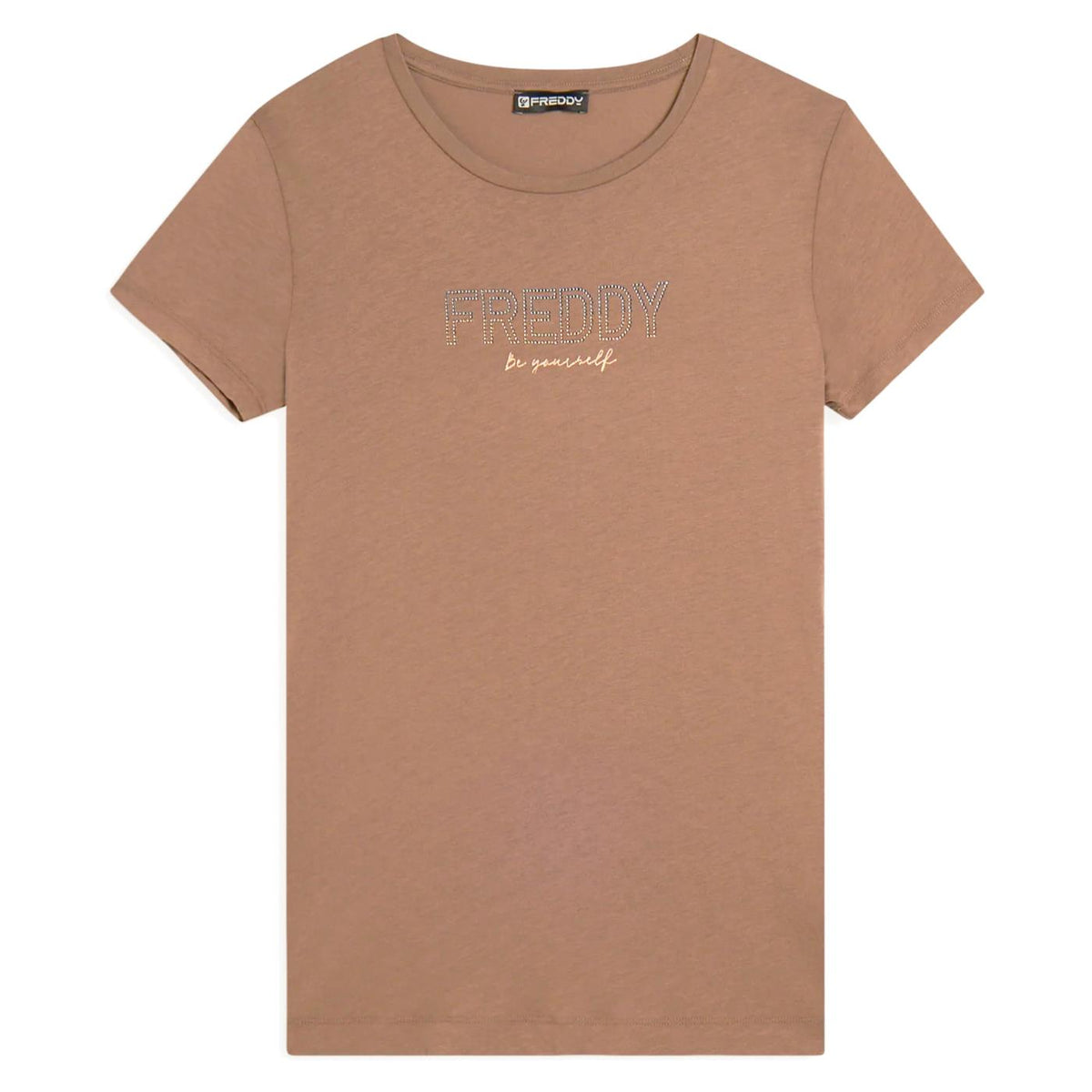 FREDDY TEE MODAL MC COLLEGE LUXE - Marrone chiaro - immagine principale
