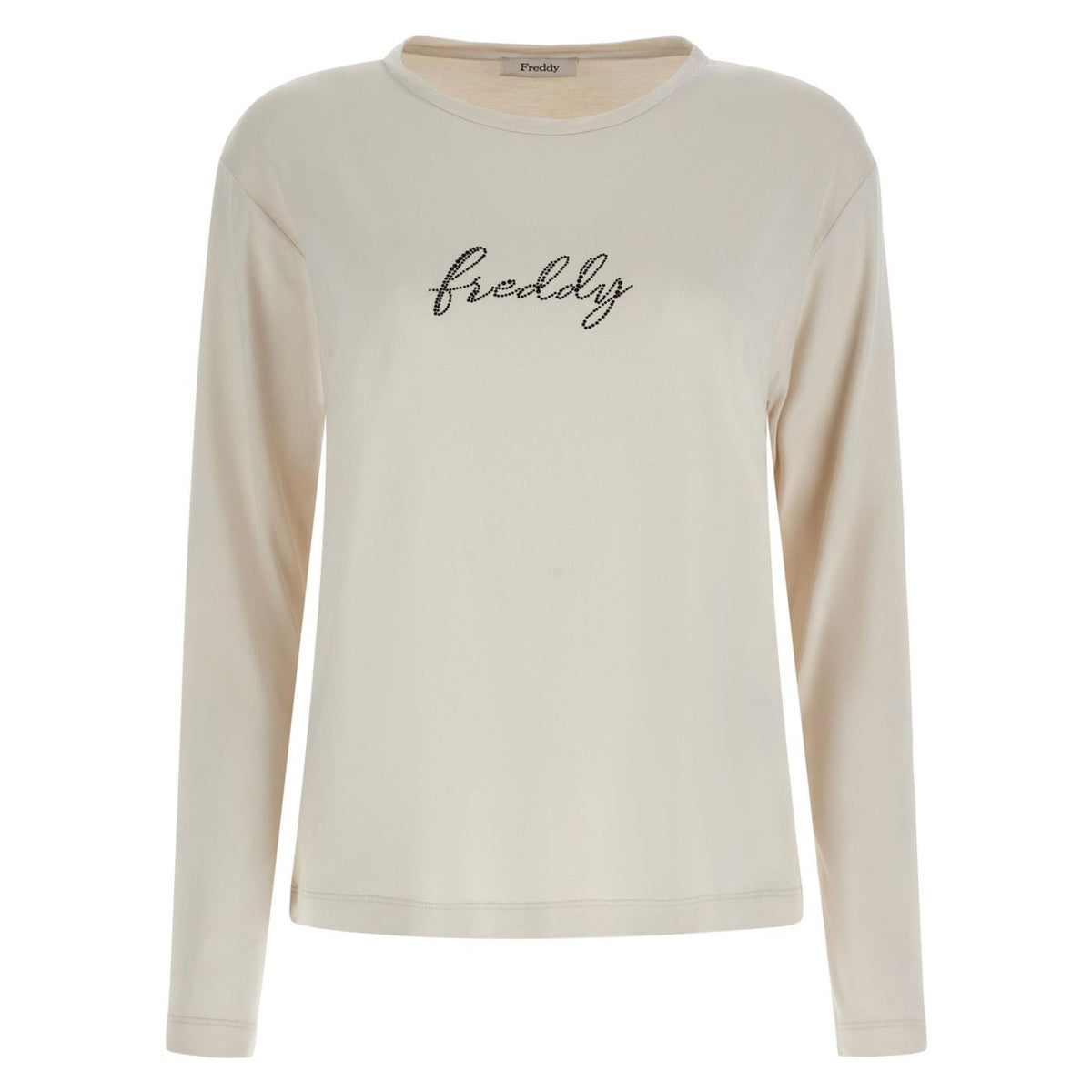 FREDDY SLOUNGE JERSEY LS TEE - Bianco - immagine principale
