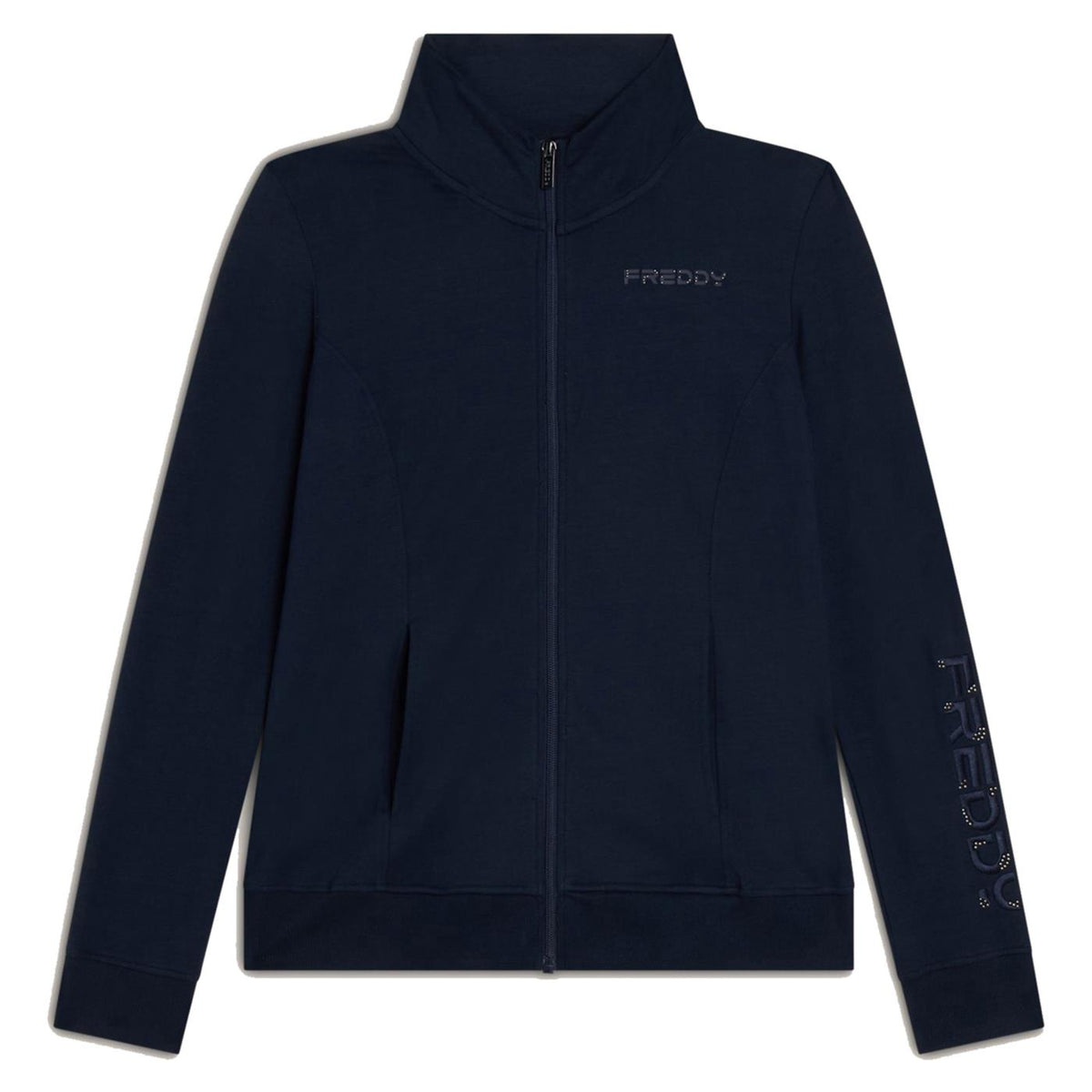 FREDDY FULL ZIP STRETCH SWEATSHIRT