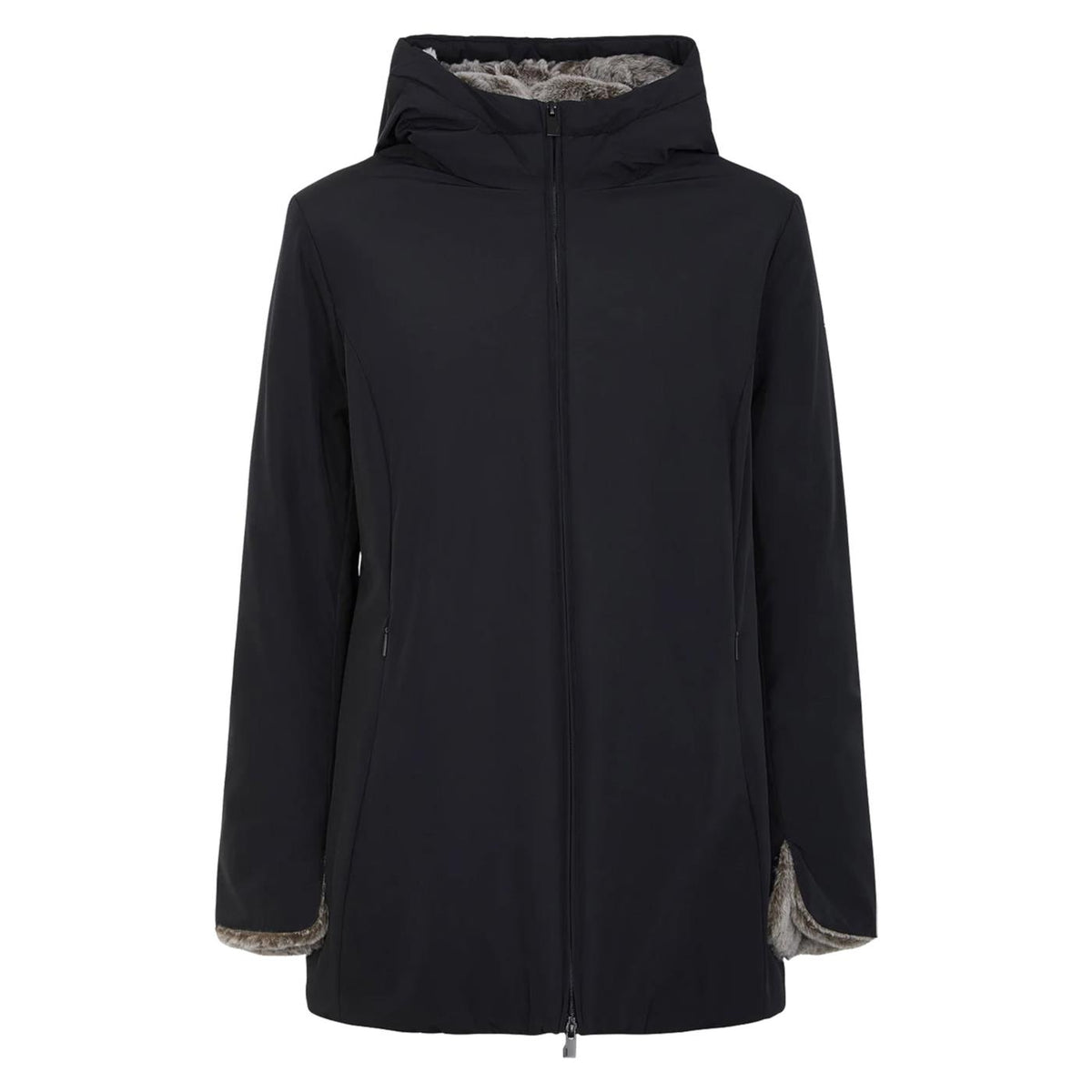 SUNS MARMOLADA FUR WOMAN JKT - Nero - immagine principale