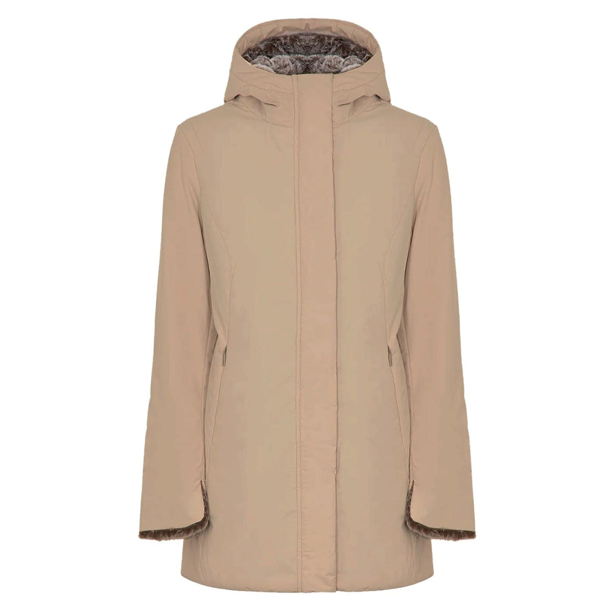 SUNS MARMOLADA FUR WOMAN JKT - Marrone chiaro - immagine principale